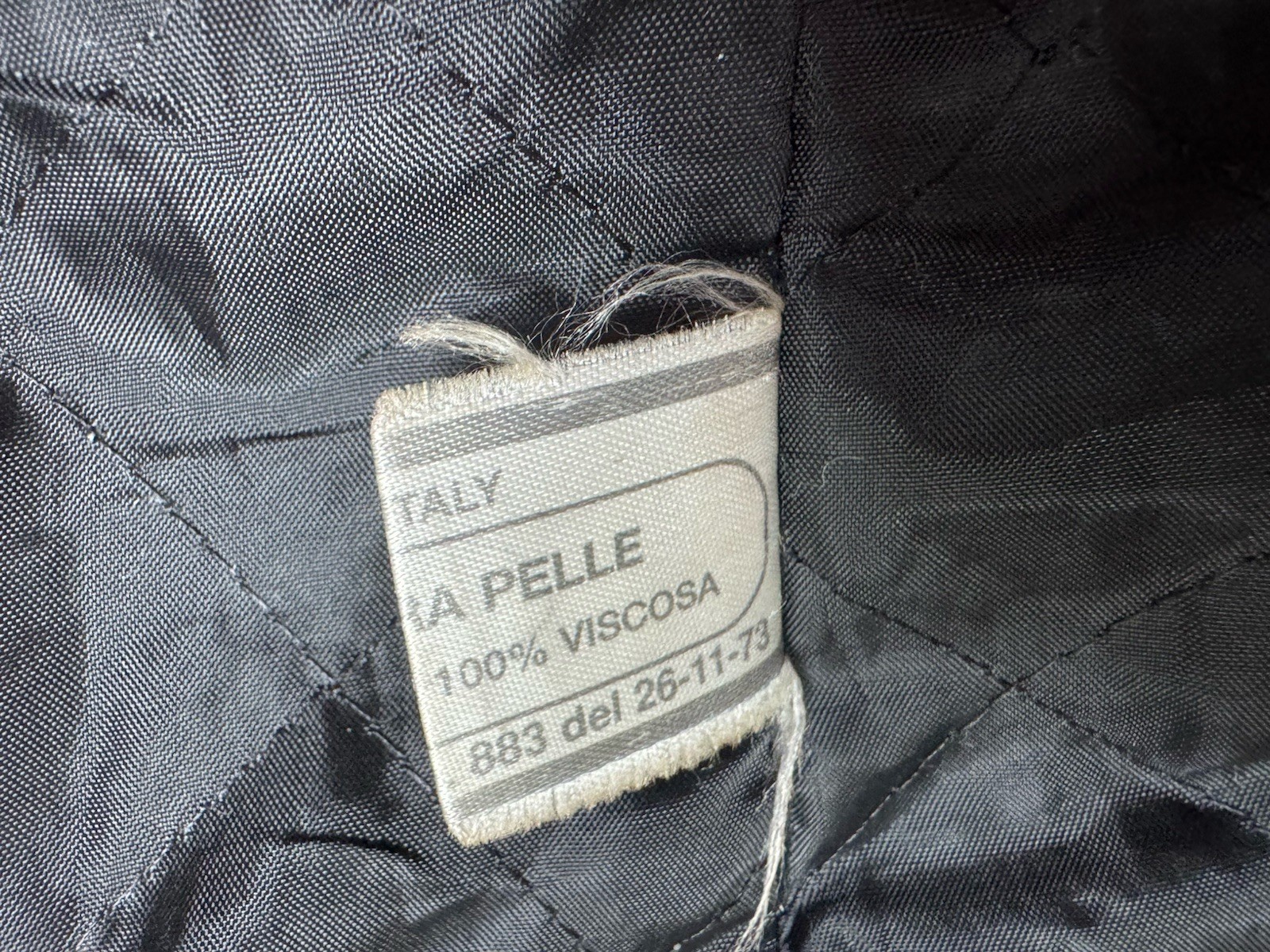 Vintage 90s Vera Pelle Black Italian Leather Blazer Jacket Women’s M
