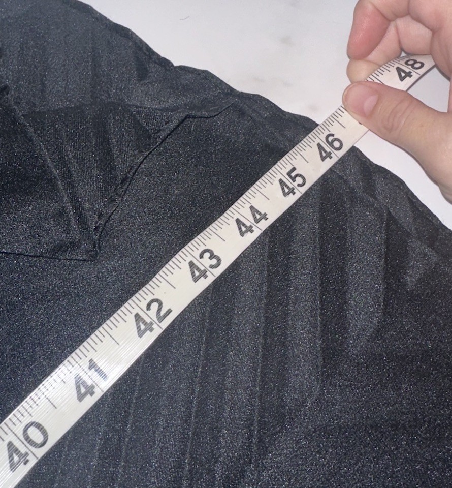 VTG Jackie O Dress Size 13 60s Black Semi Sheer Pool Cover Made USA Pleated