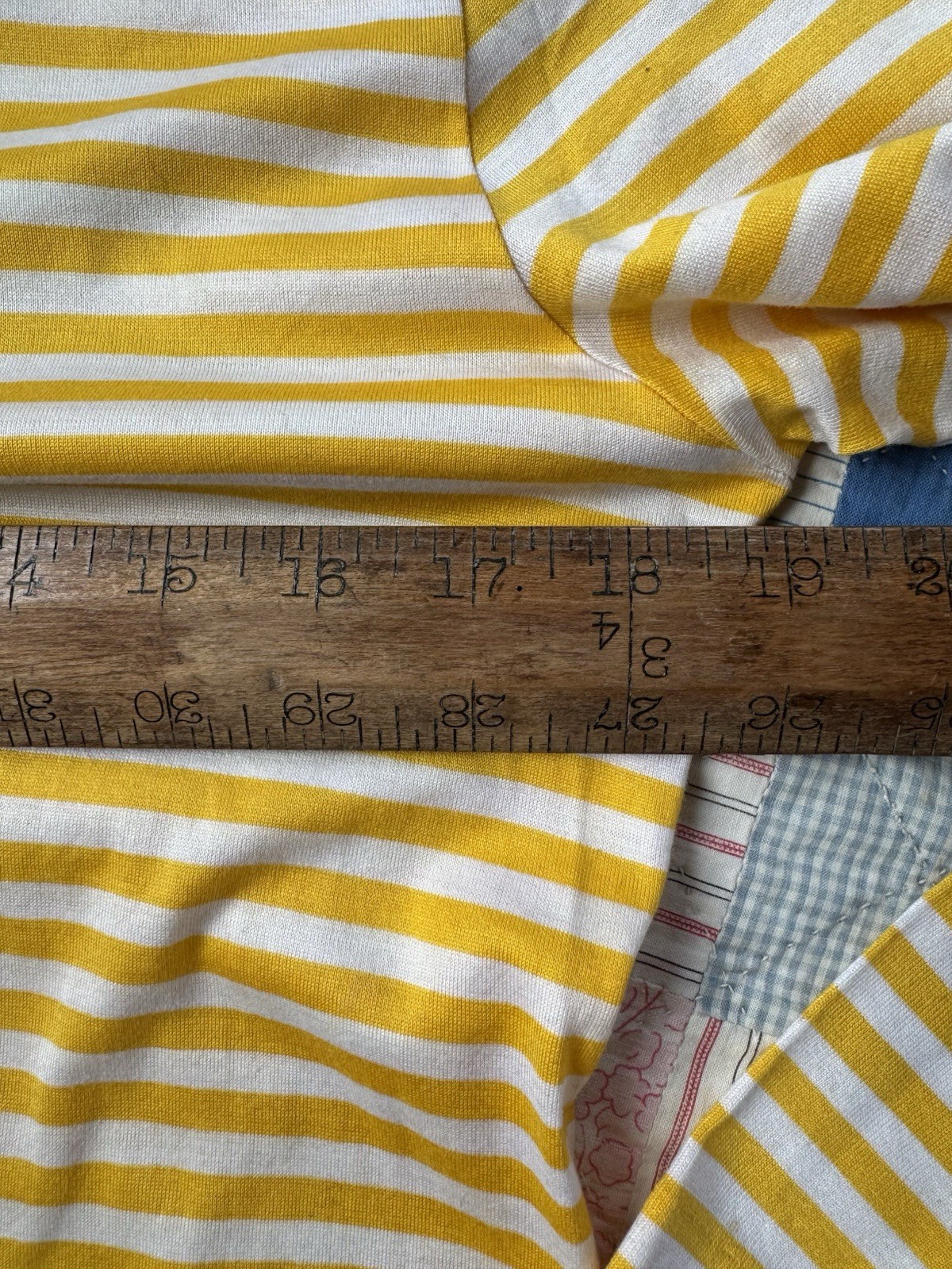 Vintage 1960s Striped Turtleneck Saks Fifth Avenue Yellow Long Sleeve T Shirt