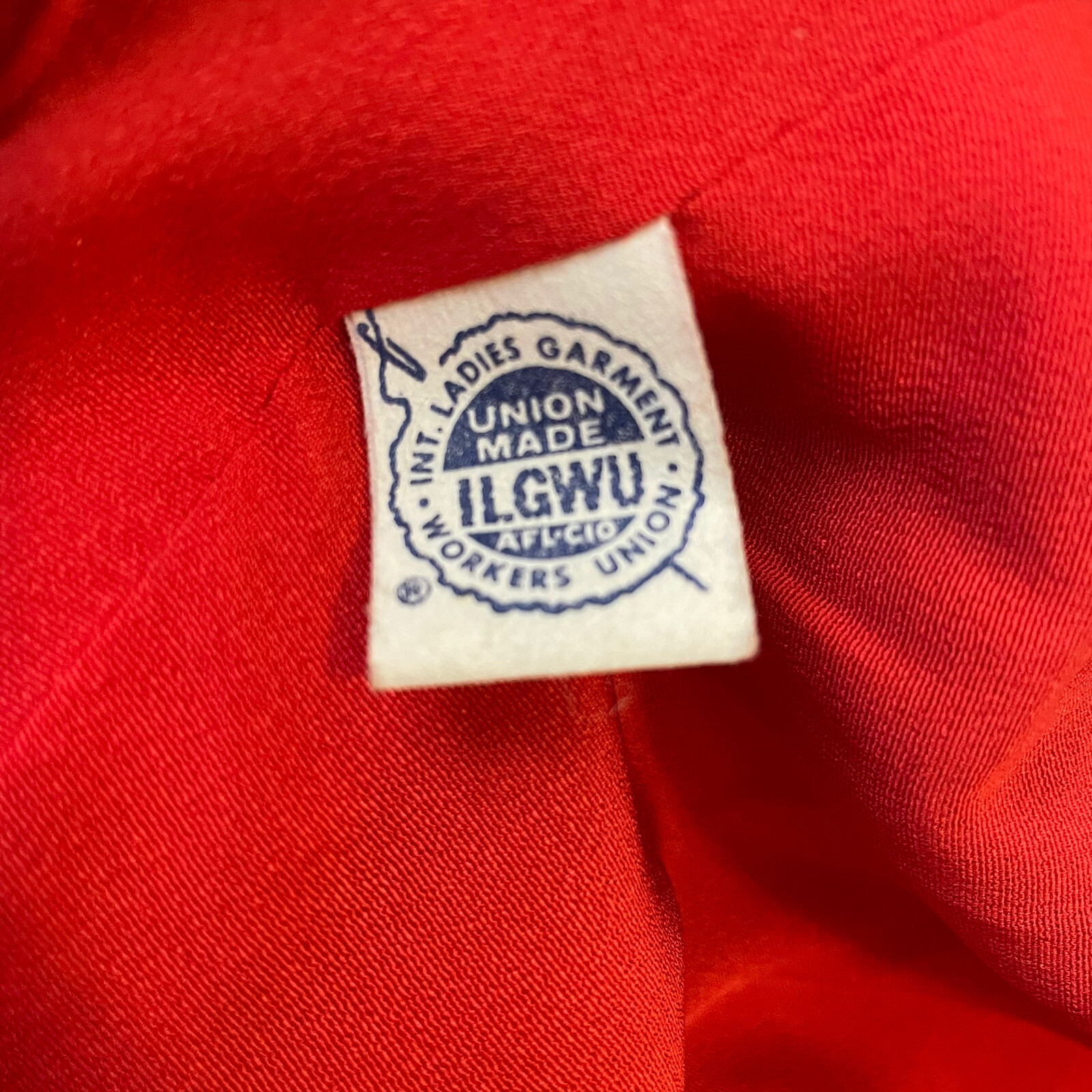 Vintage 60’s Davidow The Union Skirt Suit Red Virgin Wool Tweed Lined No Sz – XS