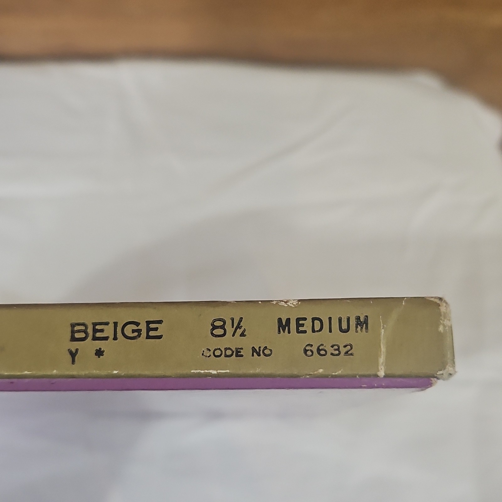 Vintage Fling Fatigue Relieving Support Hosiery Seamless Beige 8½ & 9½ Med NIB