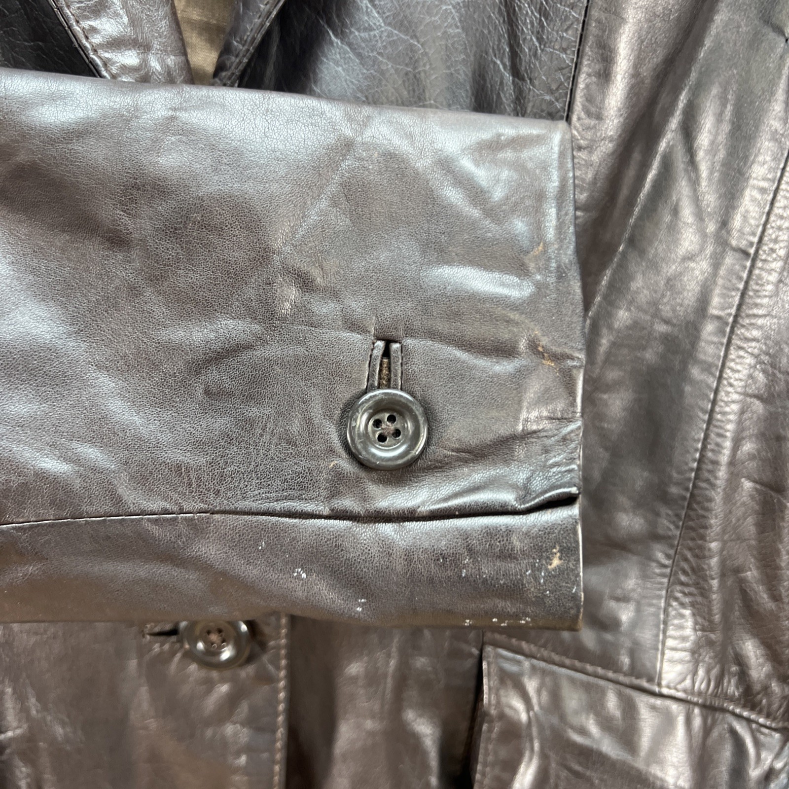 vintage 70’s Peters Tannery brown leather jacket Blazer brown 9/10 (RUNS SMALL)