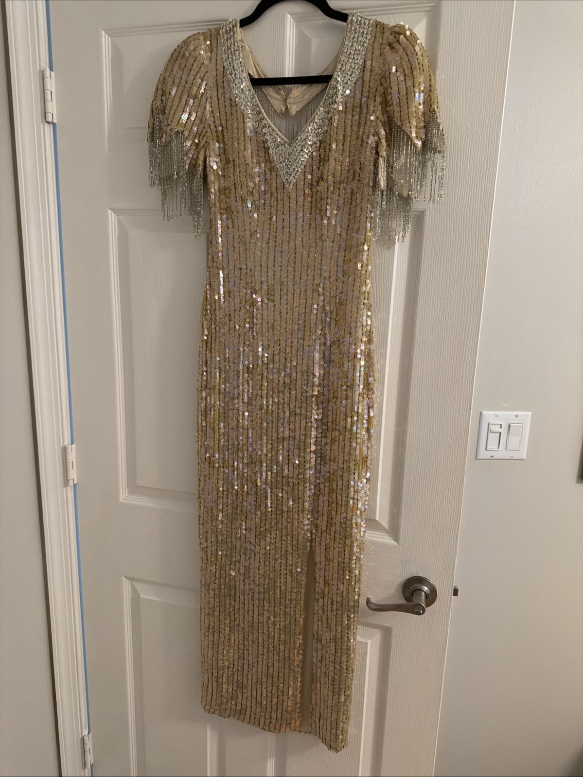 Lands VTG Evening Gown SZ 6 Pure Silk