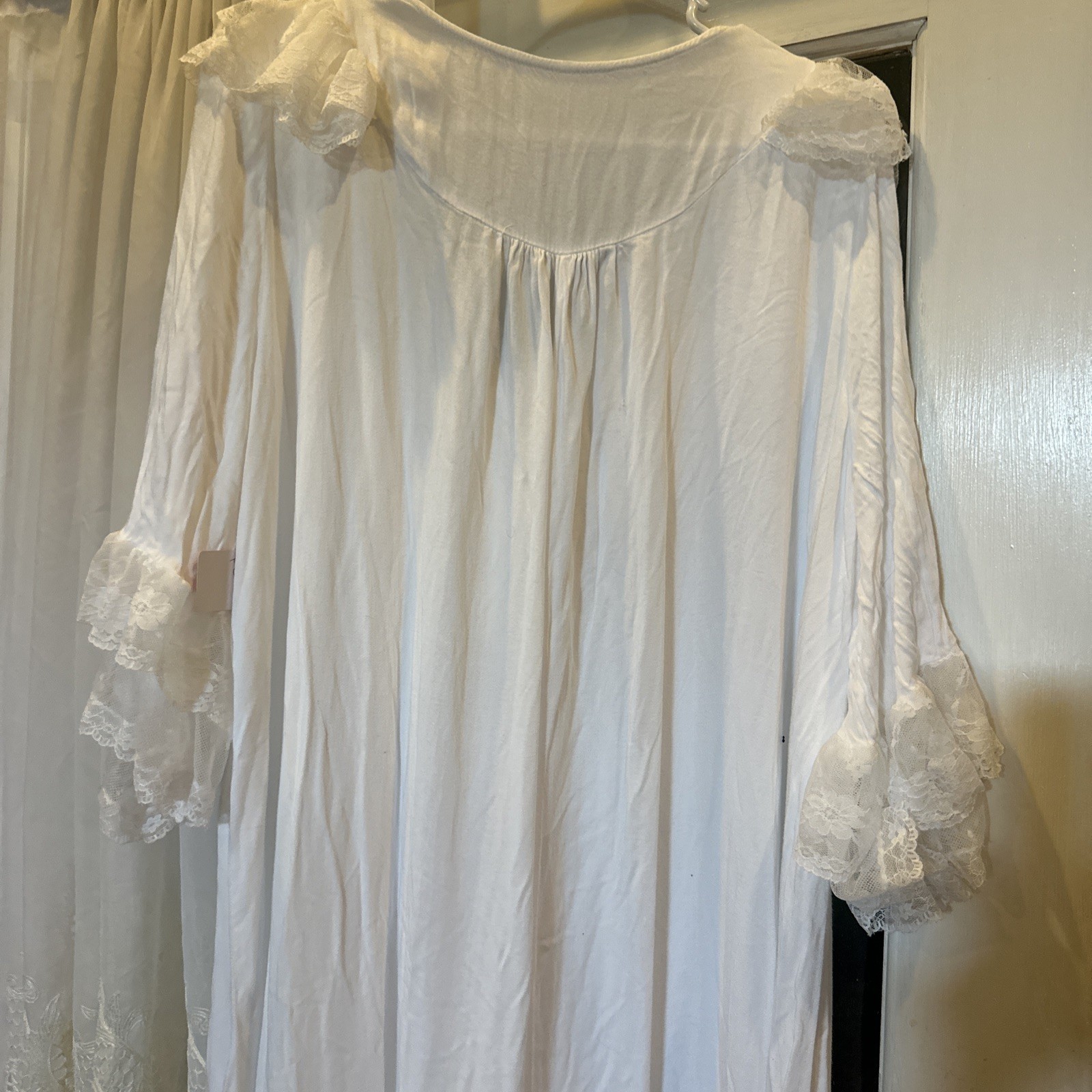 Women NIGHTGOWN 2x Romantic Cottage Core, wedding fabulous lace