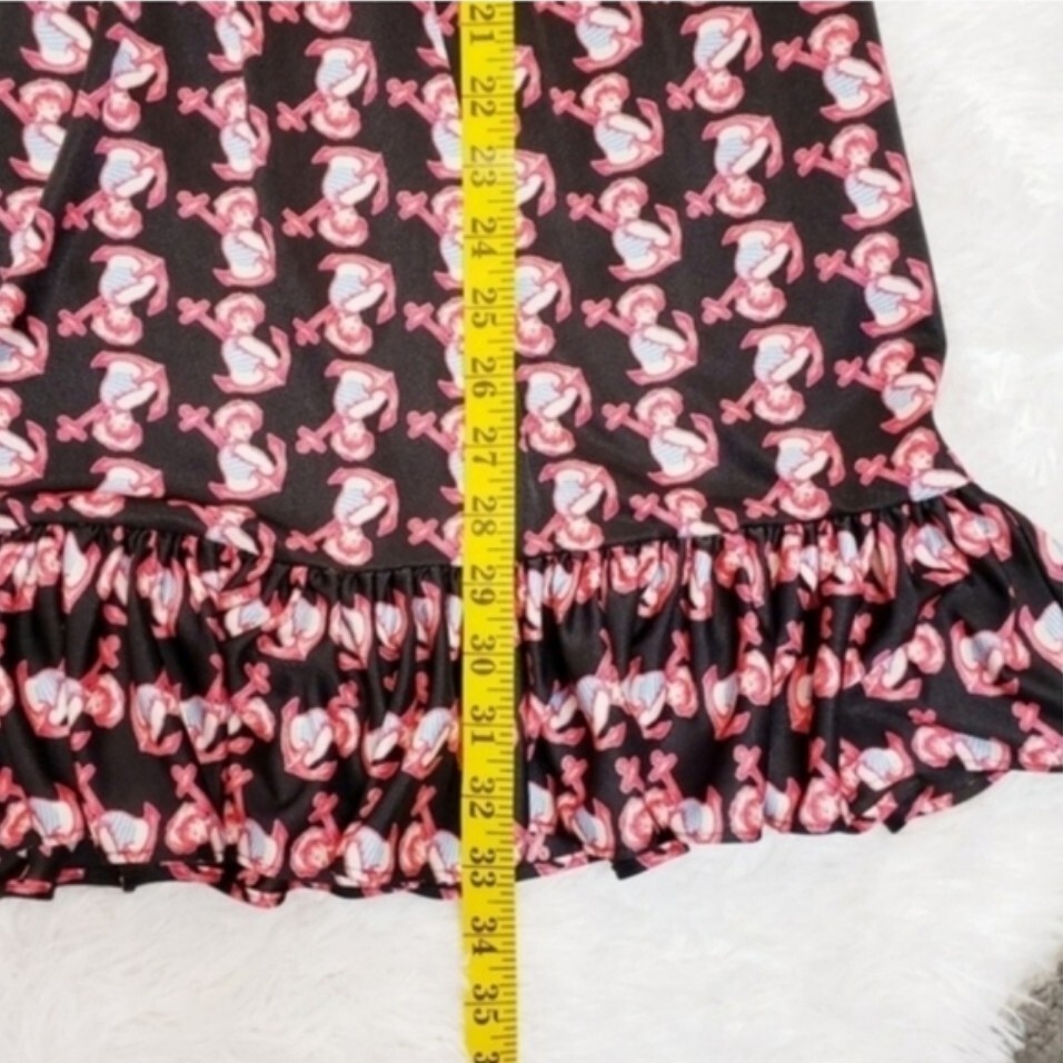 Vintage Betsey Johnson Nautical Bambi Pin-Up Sailor Girl Dress, Size Medium