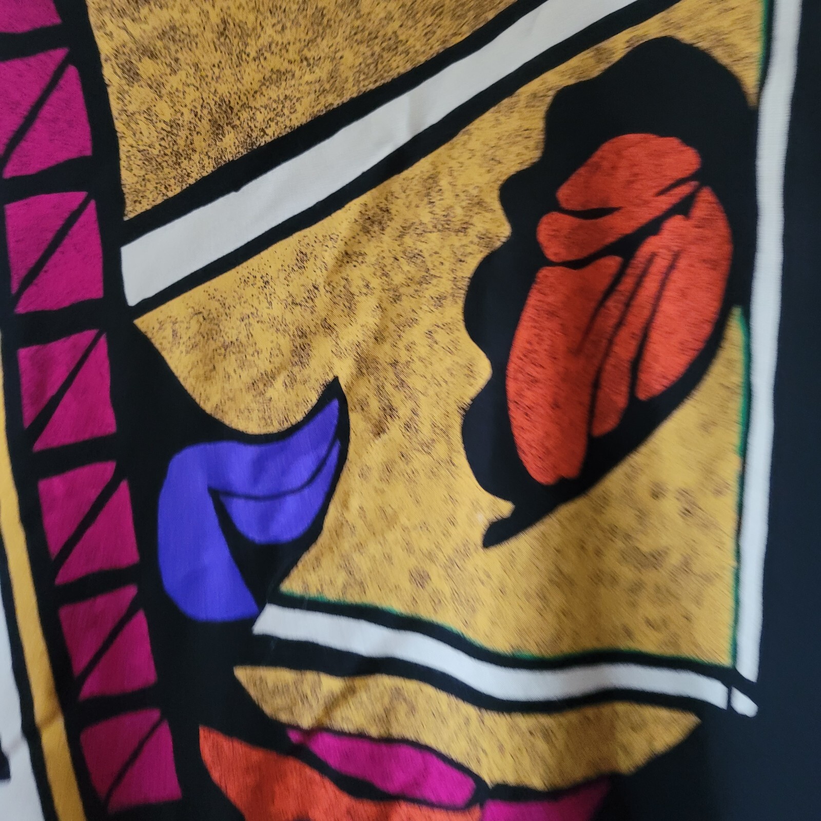 Vintage K.C. Spencer Amy Dietrich Dress 1990 Long Sleeve Tunic Multicolored