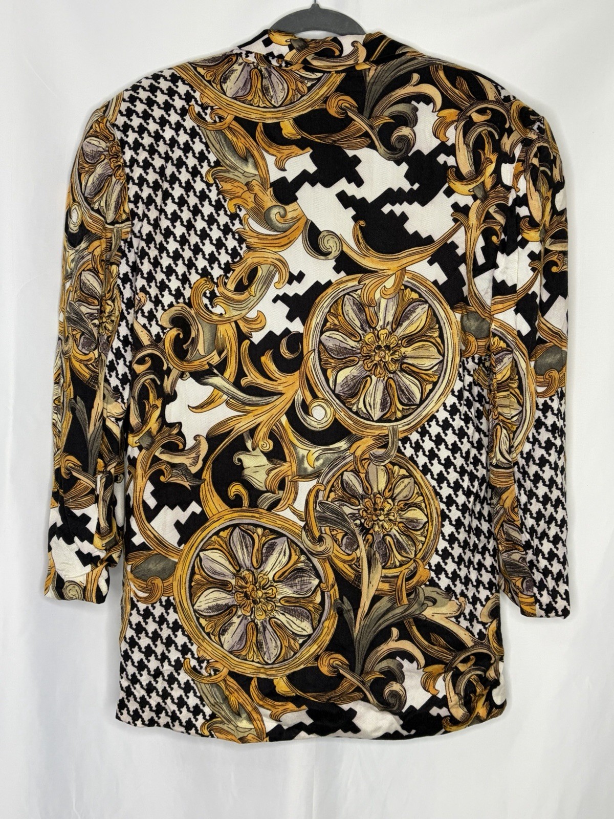 Vintage 90s Express Compagnie Internationale Baroque Blazer Small Made USA
