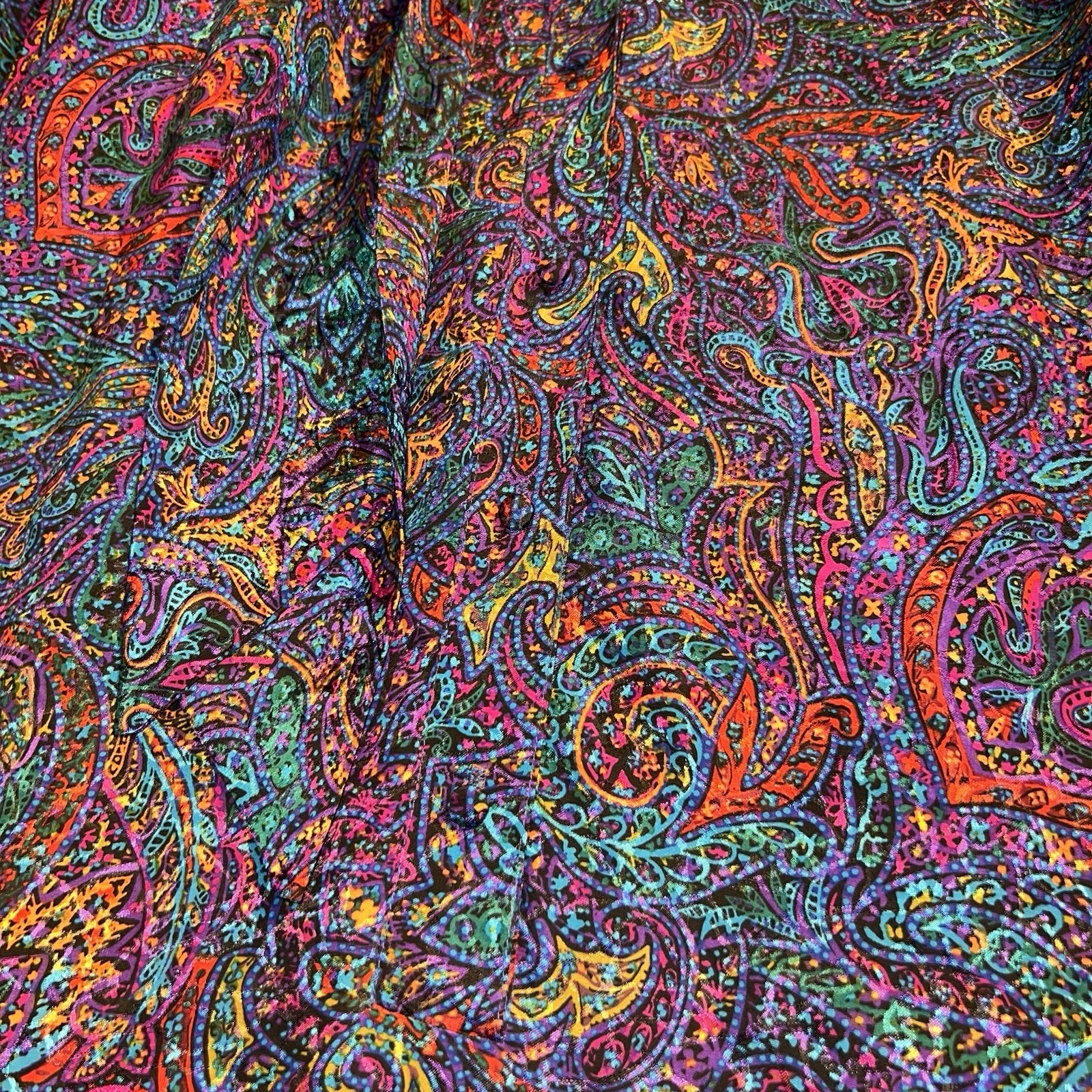 Willi Of California VTG Paisley Dress Sz 8