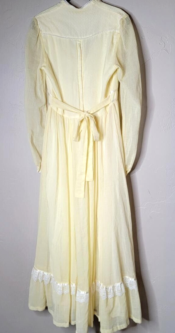 Gunne Sax Romantic Renaissance Bridal Collection Maxi Dress Vintage SZ 13 FLAWS