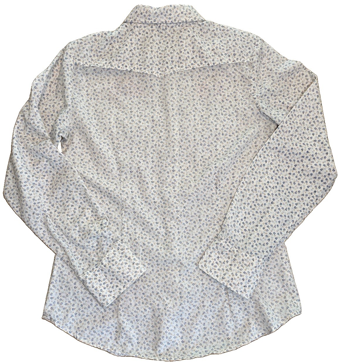 RARE VTG Mr. Rogers Neighborhood Triple Z Threadz Cowgirl Floral Blouse W LG