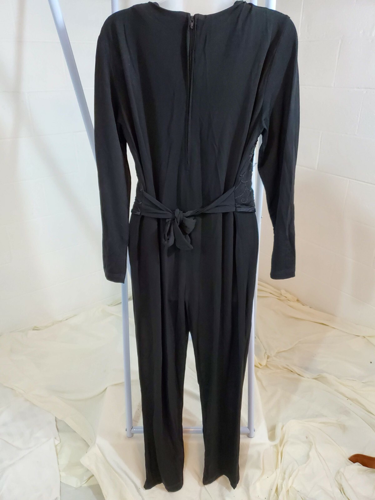Vintage 80sPiccalino Petites Glam Beaded Disco Bodysuit Jumpsuit Romper Size 12P