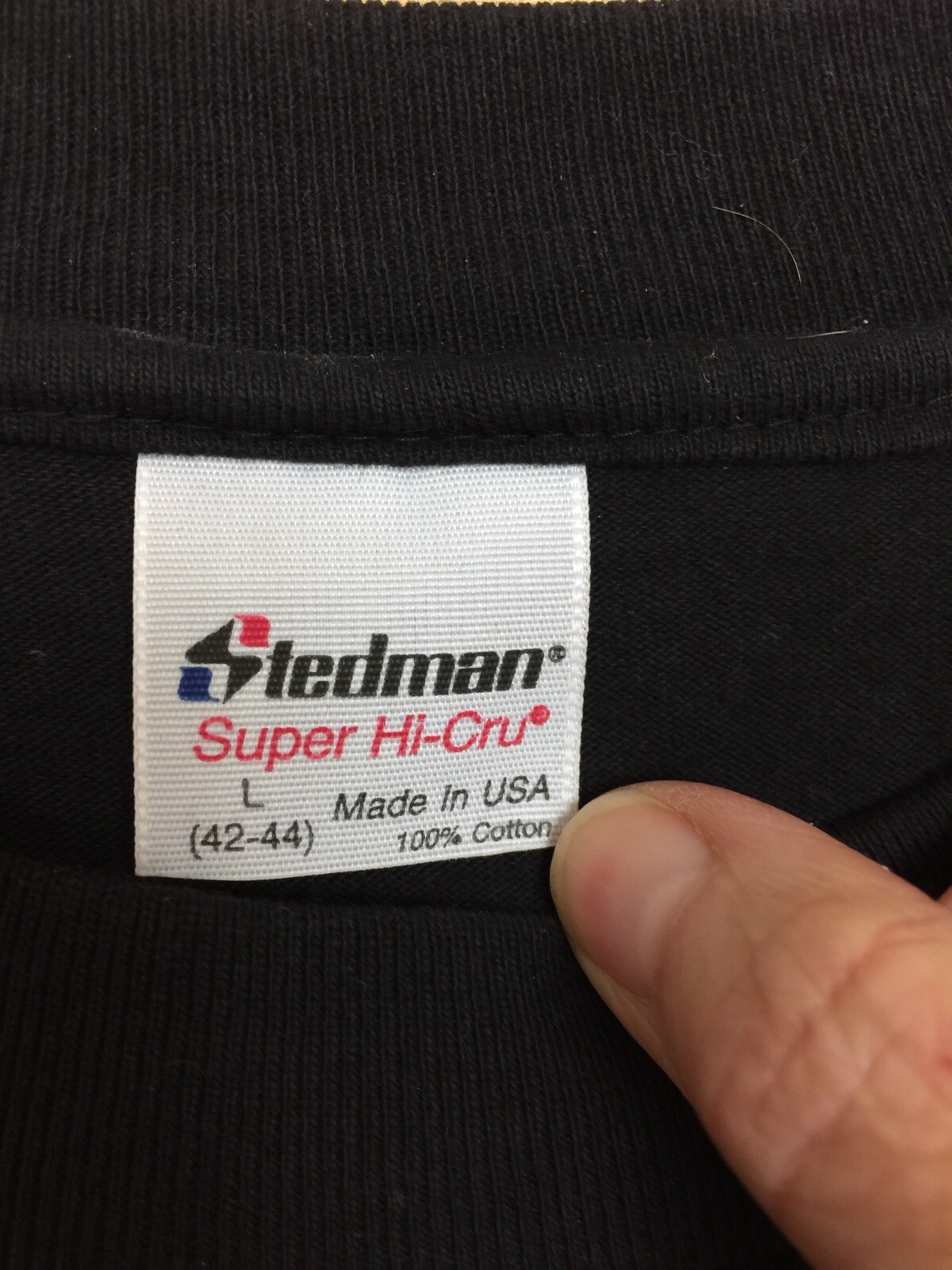 VTG Stedman Super HI Cru Colorado TShirt 3D Puffy Paint Golden Trees L 42-44