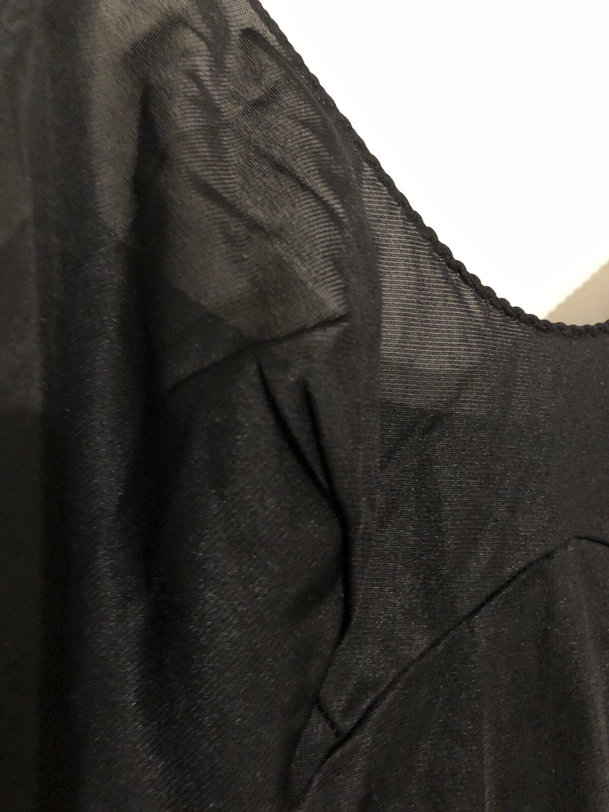 Vintage SEARS The Doesn’t Slip Nylon Black Full Slip Size 34 Average SHIPS FREE