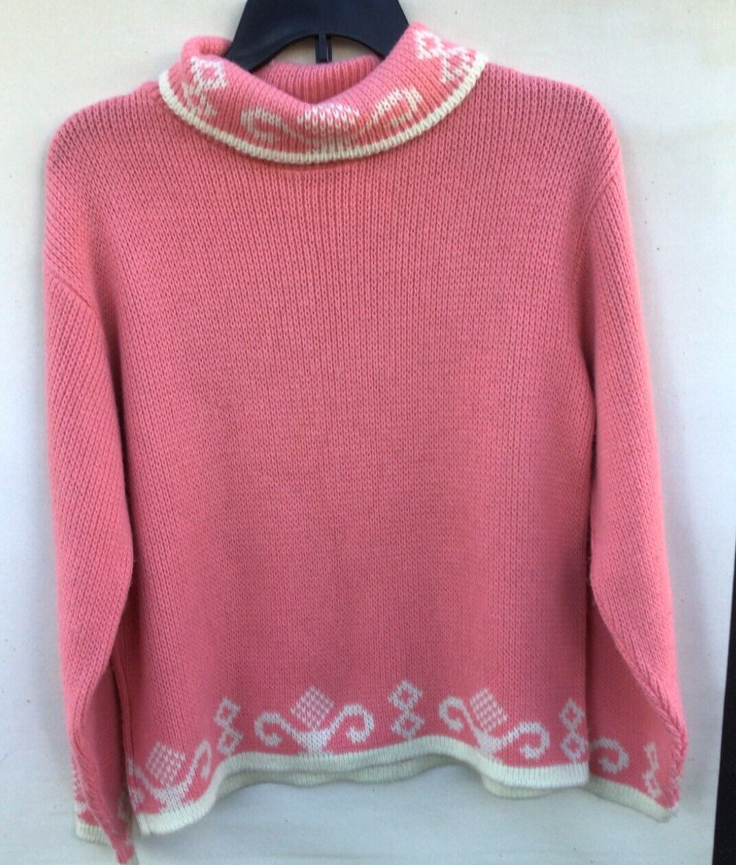 Vintage 1950’s ROSECREST MOCK TURTLENECK SWEATER Size M?