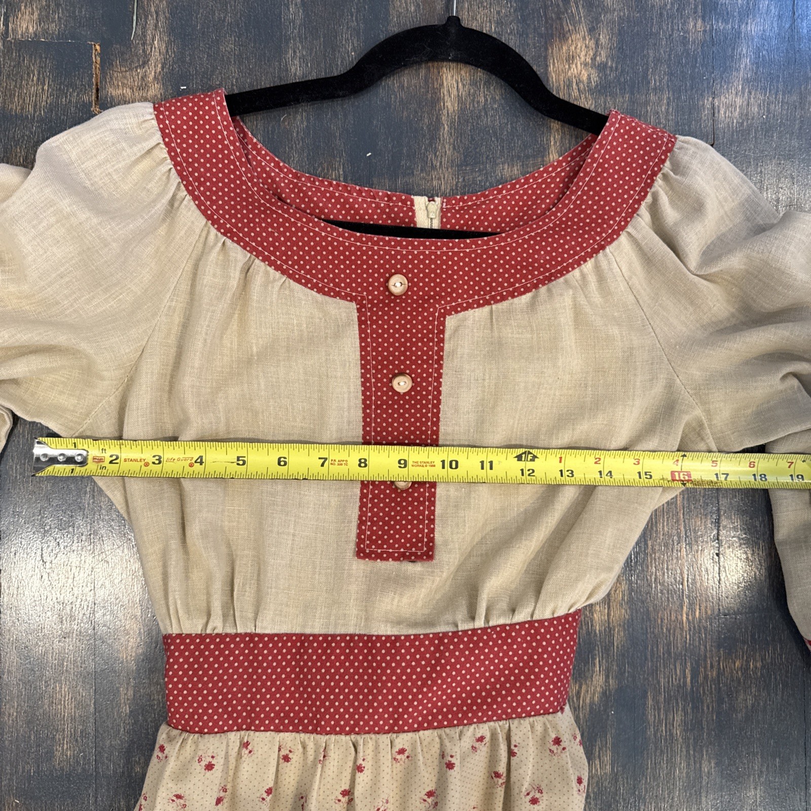 Vintage 1970s Magnolia San Francisco Dress Boho Hippie-Flower Child-Cottagecore