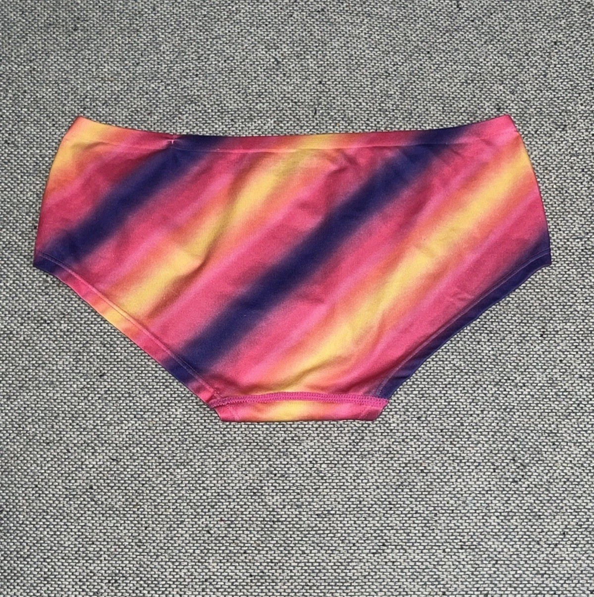 PINK Victoria’s Secret Panties Sunset Bikini Ombre Seamless Hipster Tie Dye S M