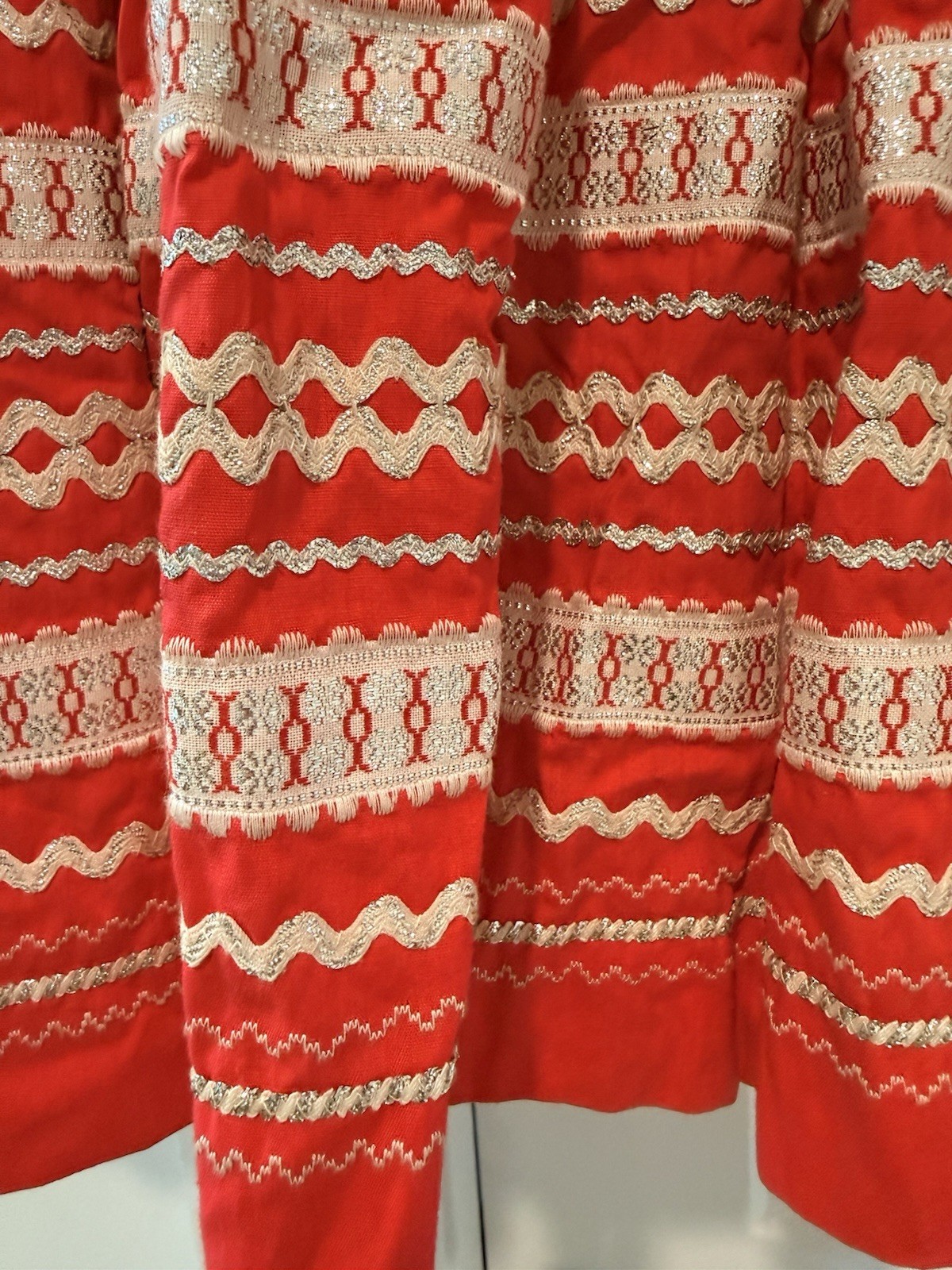 Vintage 50s Rockabilly Patio Skirt Western Southwest Cowgirl Western Swing USA