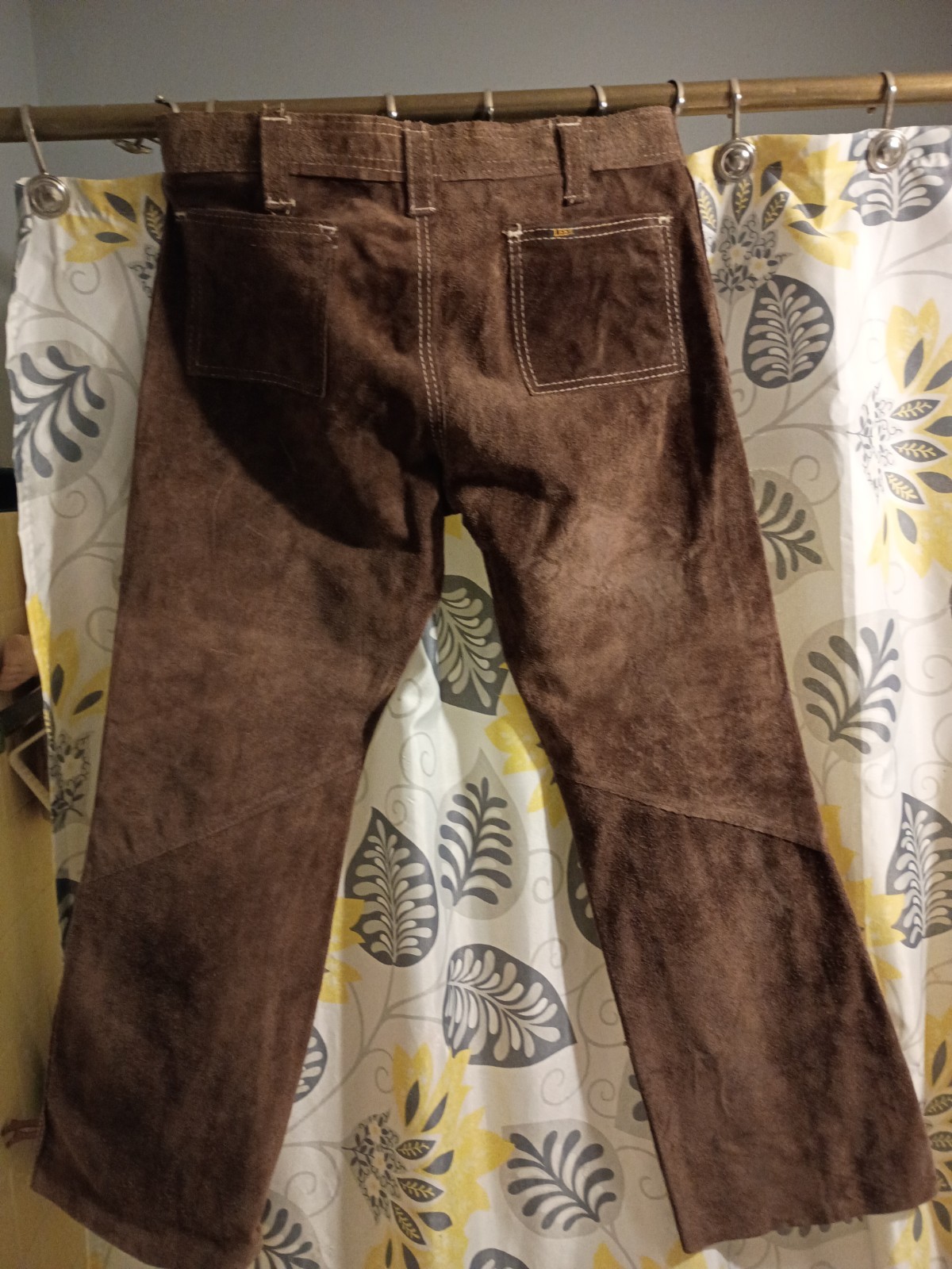 Vintage Lee 1970s”Hiphugger” Reversible Suede/Leather Pants Rare! Rare!