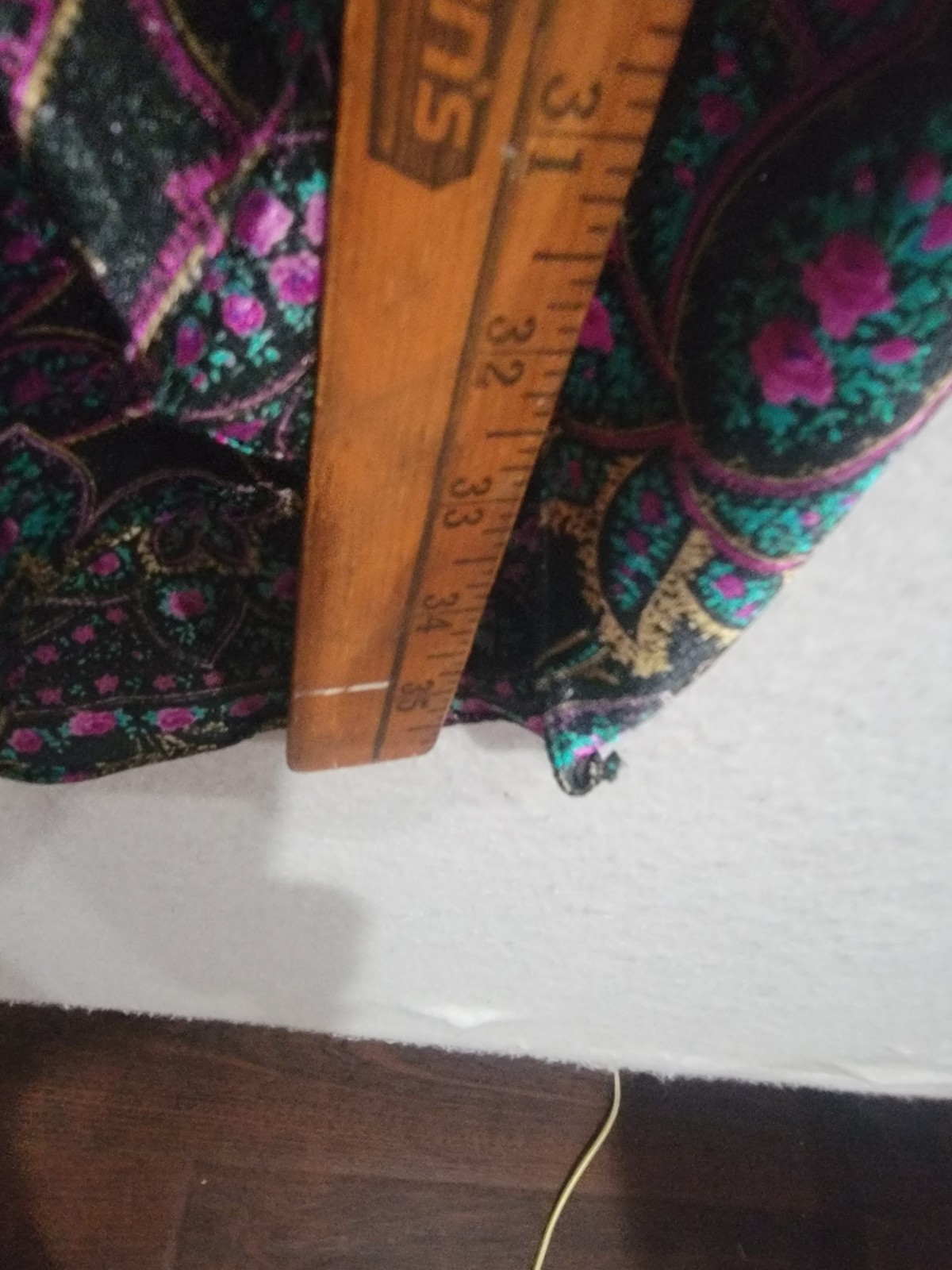 Vintage Circa 2000 Paisley Robe Camisole Set 2XL Made in USA Satin Lingerie 2pc