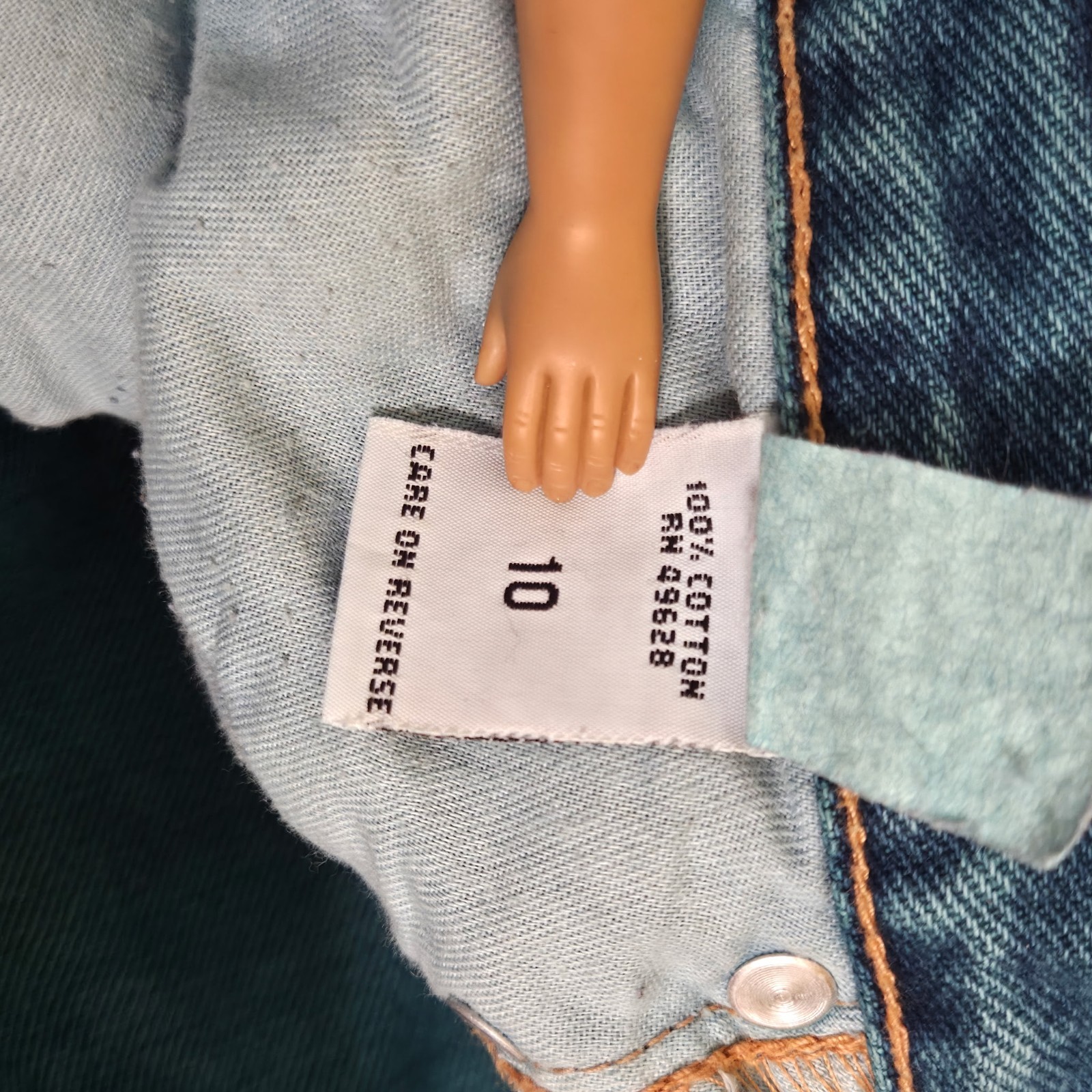 Vintage Zena Denim Jeans Women Size 10 Missy (27×32) Taper Leg 80’s USA Cotton
