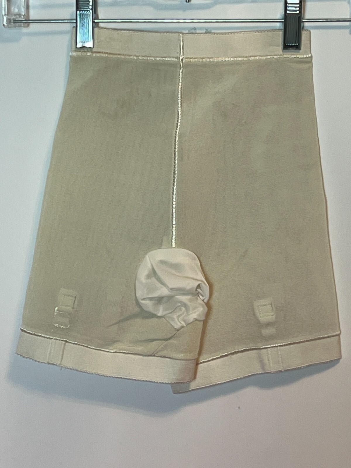 Vtg Girdle Large White Metal Garter Magic Perma Lift
