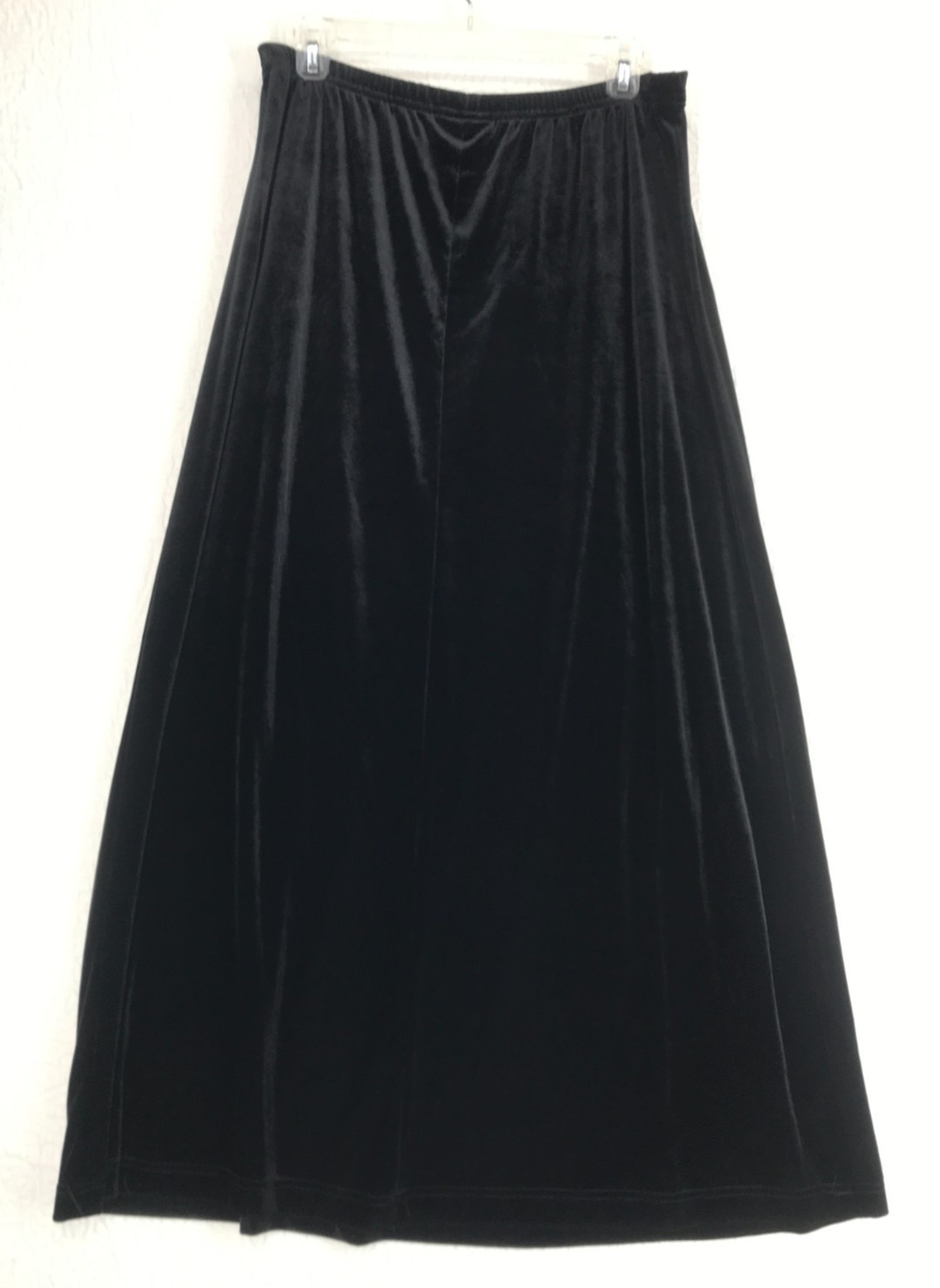 Vintage Joan Leslie Velvet 3Pc Outfit Jacket /Top Sz XL Skirt Sz L Black Leopard