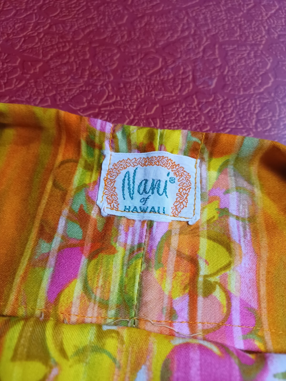 True VTG 1960s Mid-century Authentic Hawaiian Dress Mod Tiki Hawaii Loungewear M