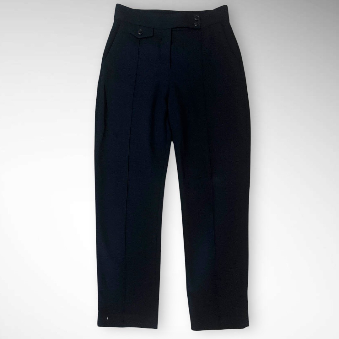 VERONICA BEARD Renzo Navy Blue Cropped Trousers New Size 6 | EUC