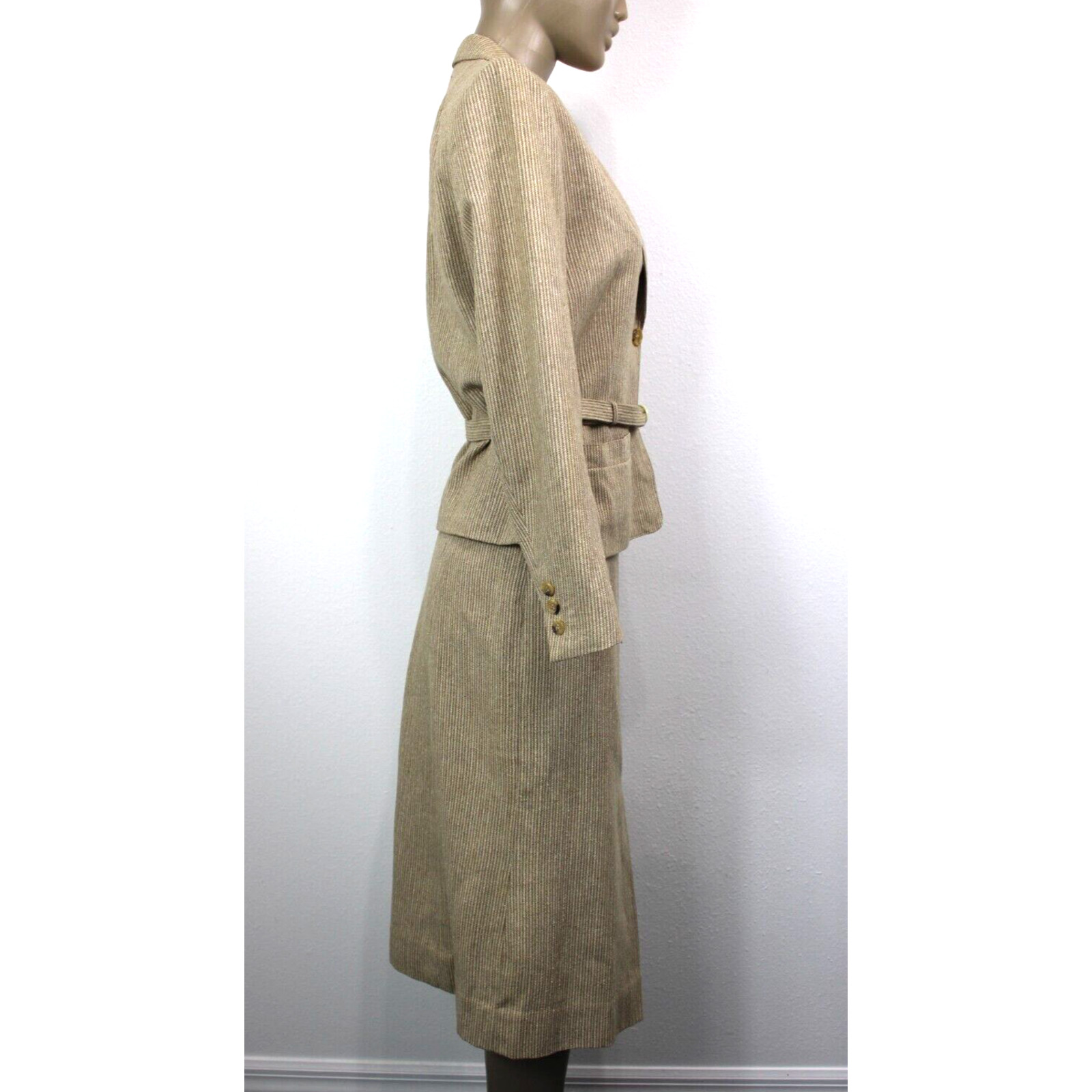 GUY LAROCHE Size 38 DIFFUSION Vintage Women’s Suit Jacket & Skirt Fitted France