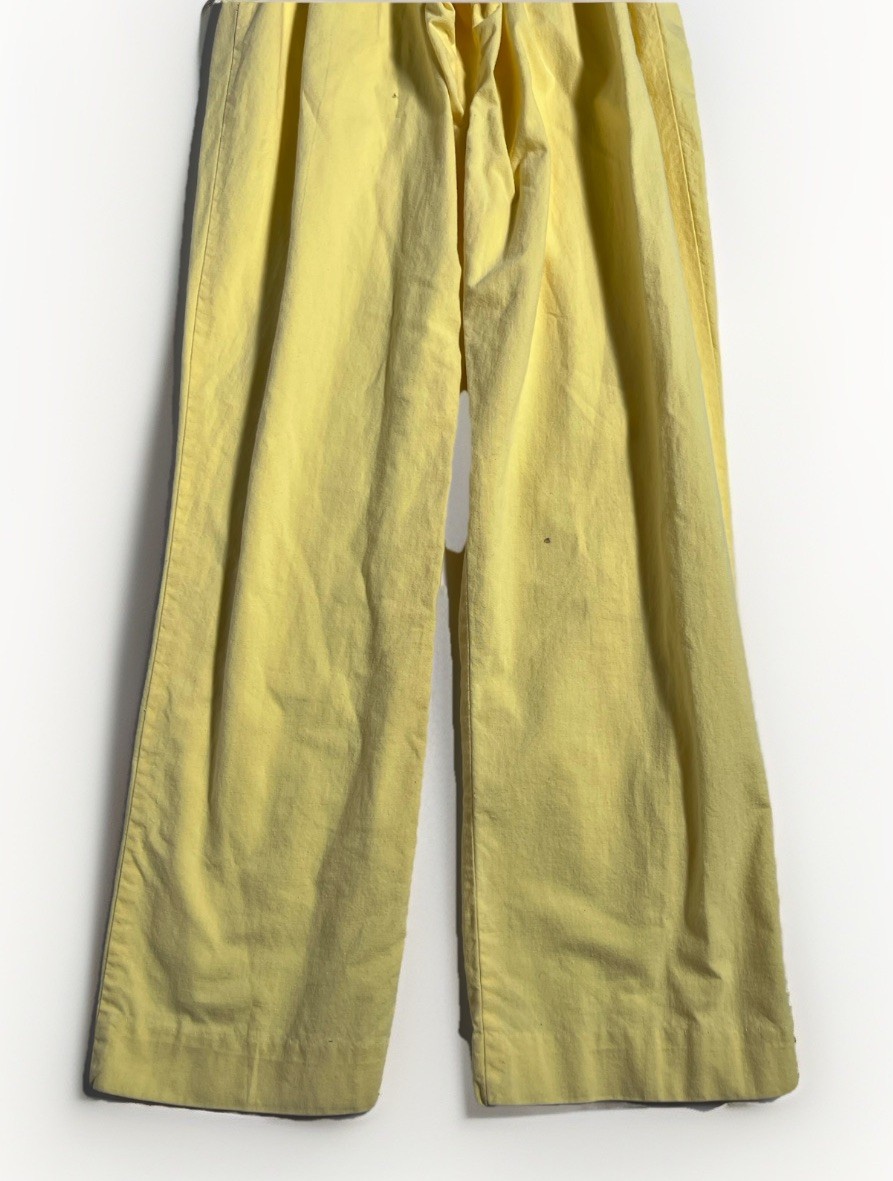Vintage 70s/80s Betsy’s Things Sz Size 7 USA Made Yellow Jump Suit Jumpsuit