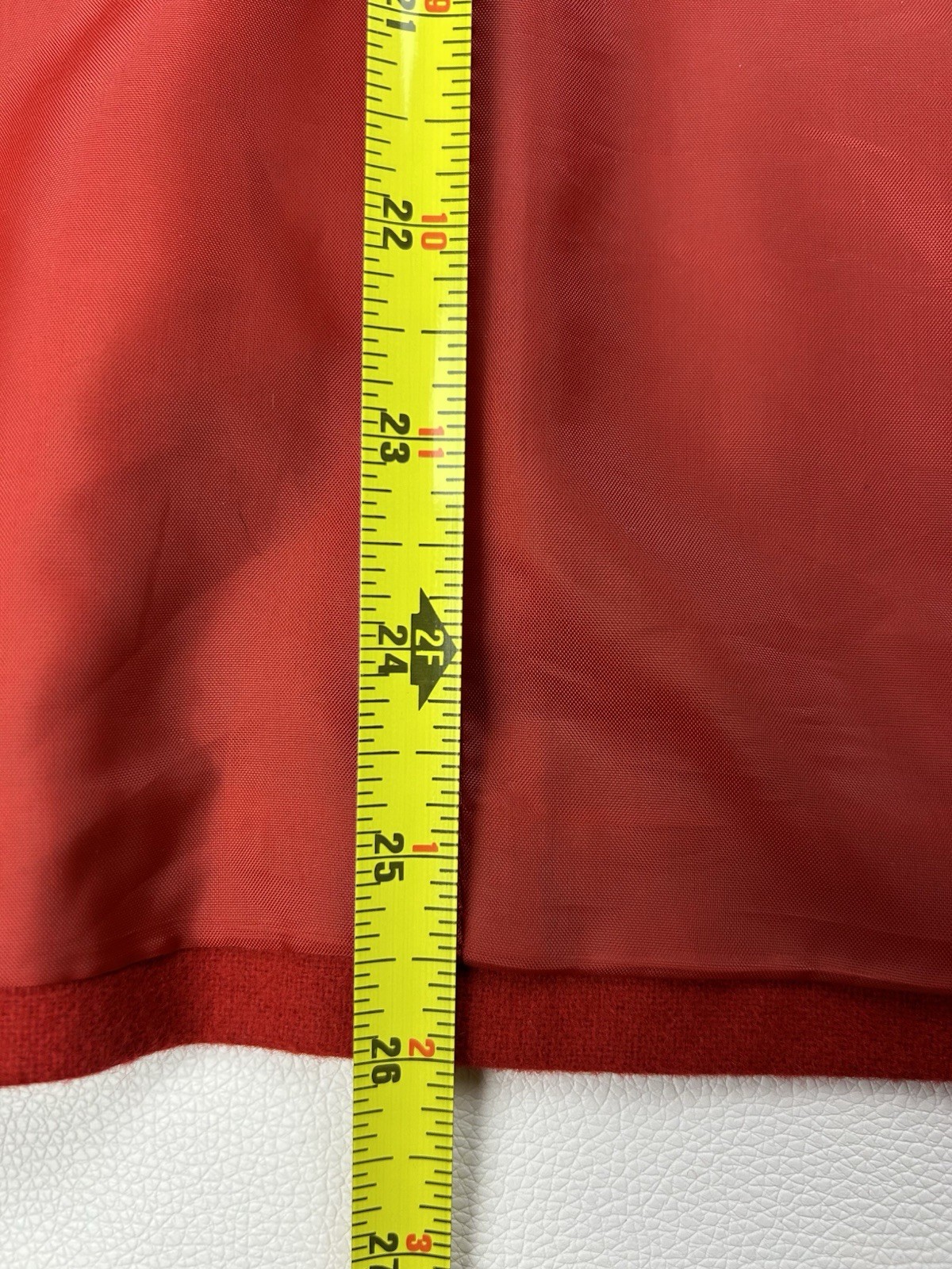 VTG 80s Women’s Blazer Red Size 10 USA Made Wool Blend Tailored Retro Classic