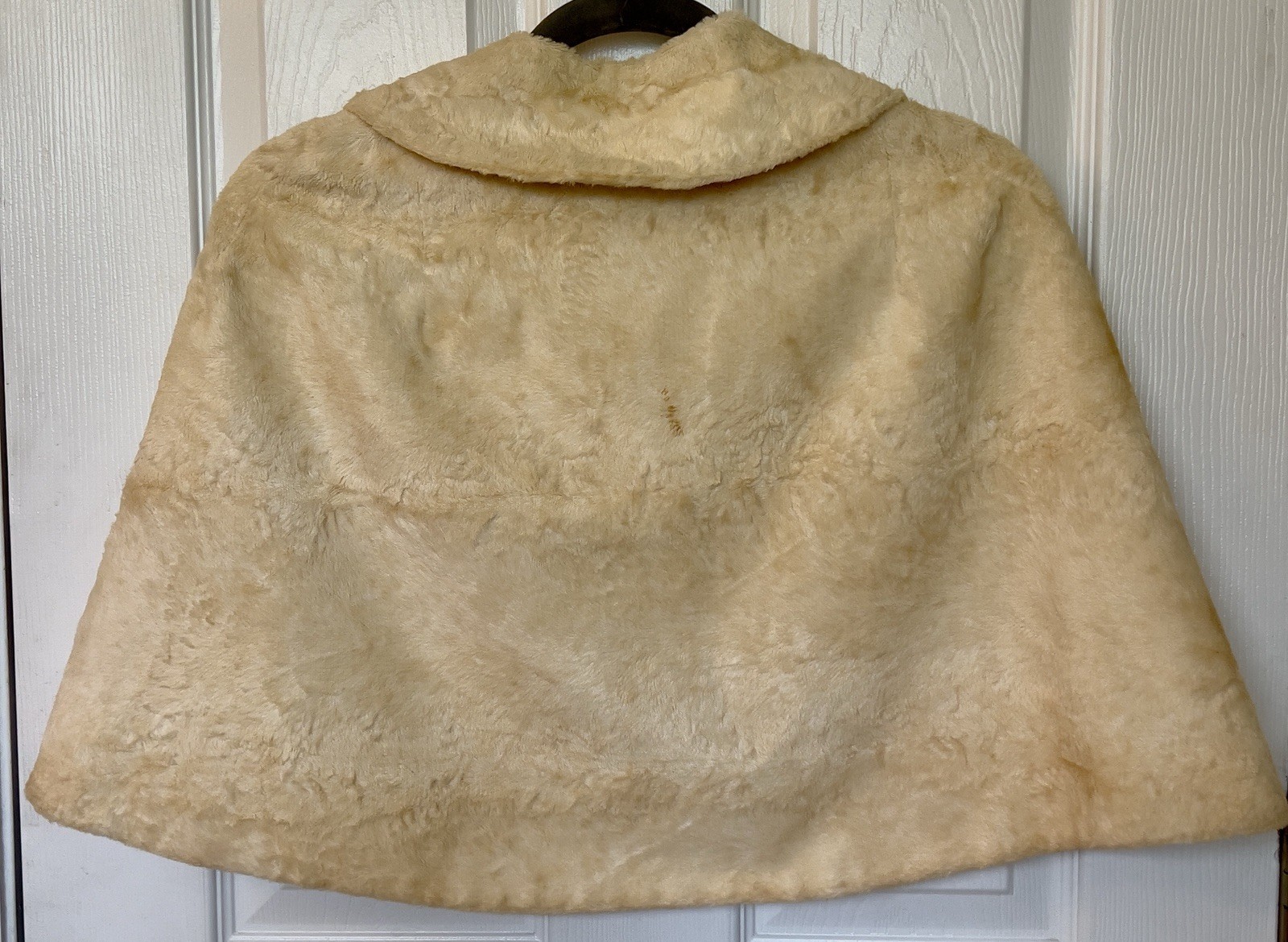 Vtg Mid-Century Fashion by „A Winter Product” Faux Fur Capelet Cape Sz M RARE