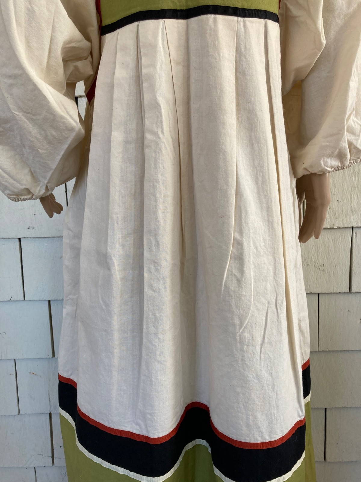 Vintage Festive Cottagecore 1970s Krist Gudnason California Dress Size Small
