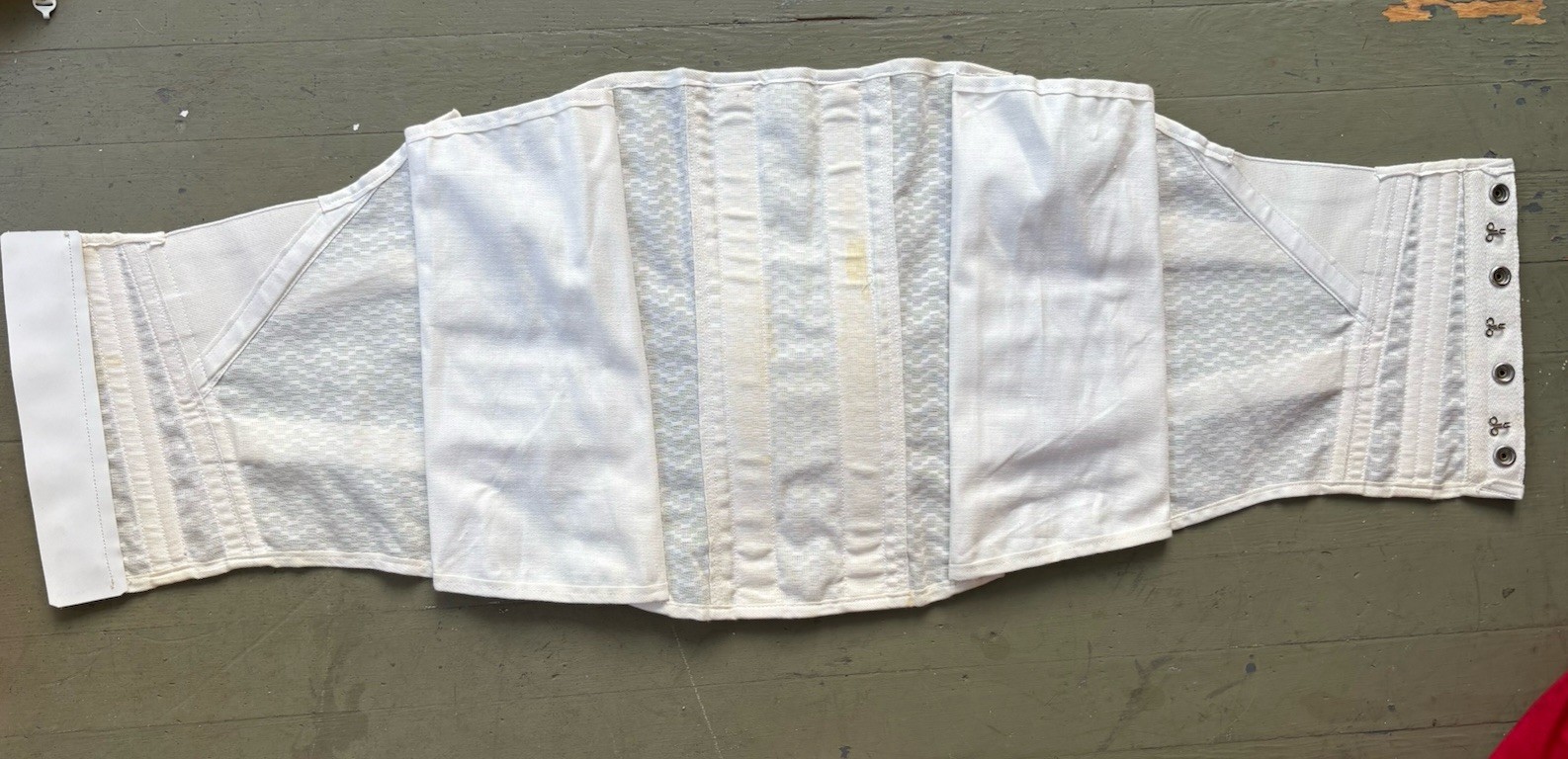 Vintage 1970s lace up Fan Medical Corset Girdle Brace Cosplay W Up To 35