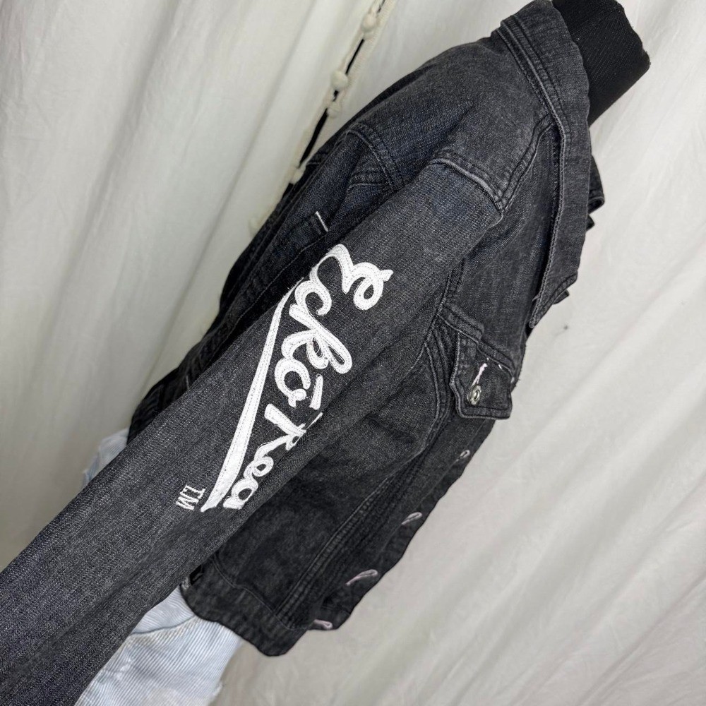 Vintage Y2K Ecko Red Black Embroidered Denim Jacket -M