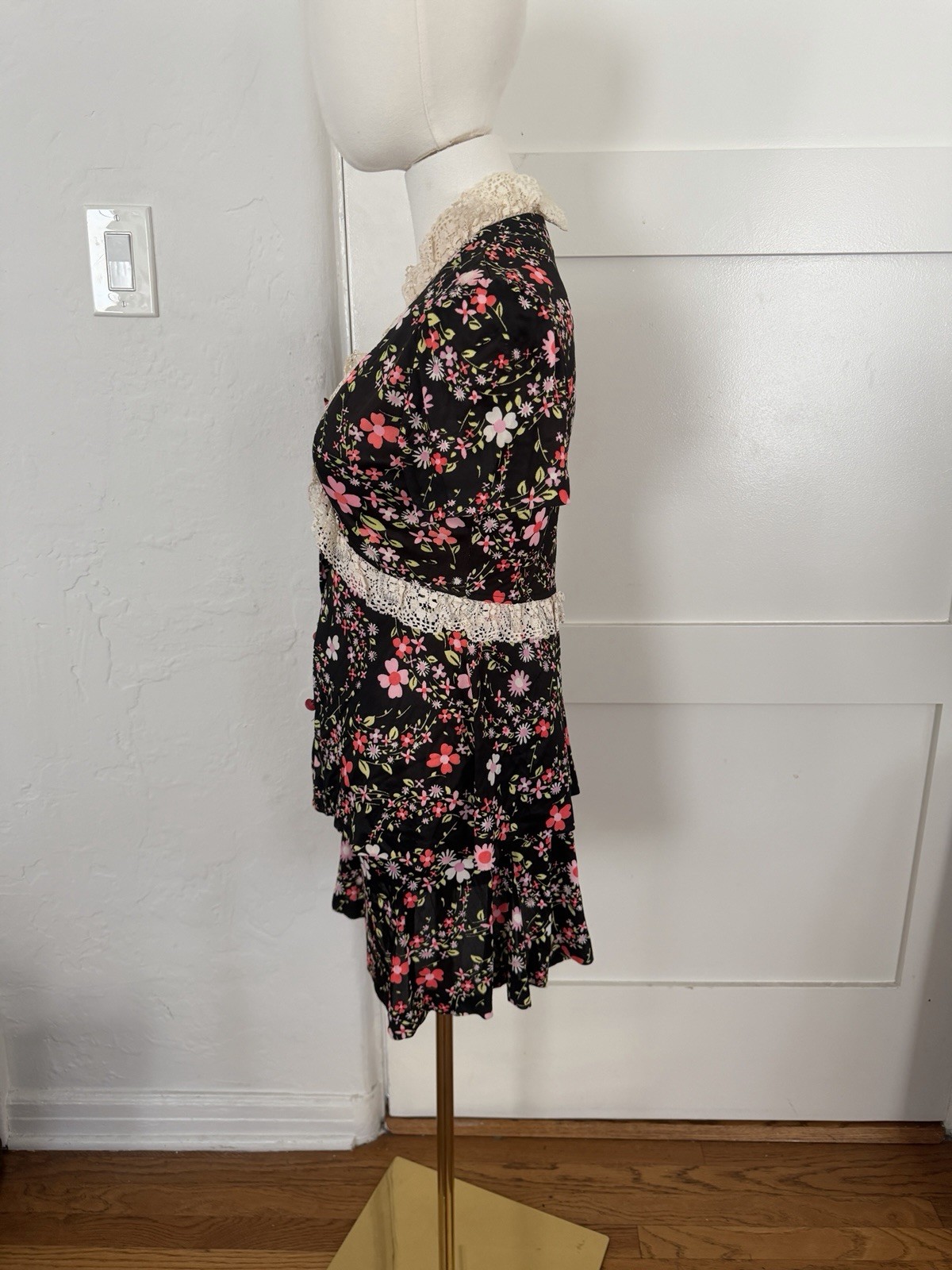 1970s Floral Skirt + Top Set