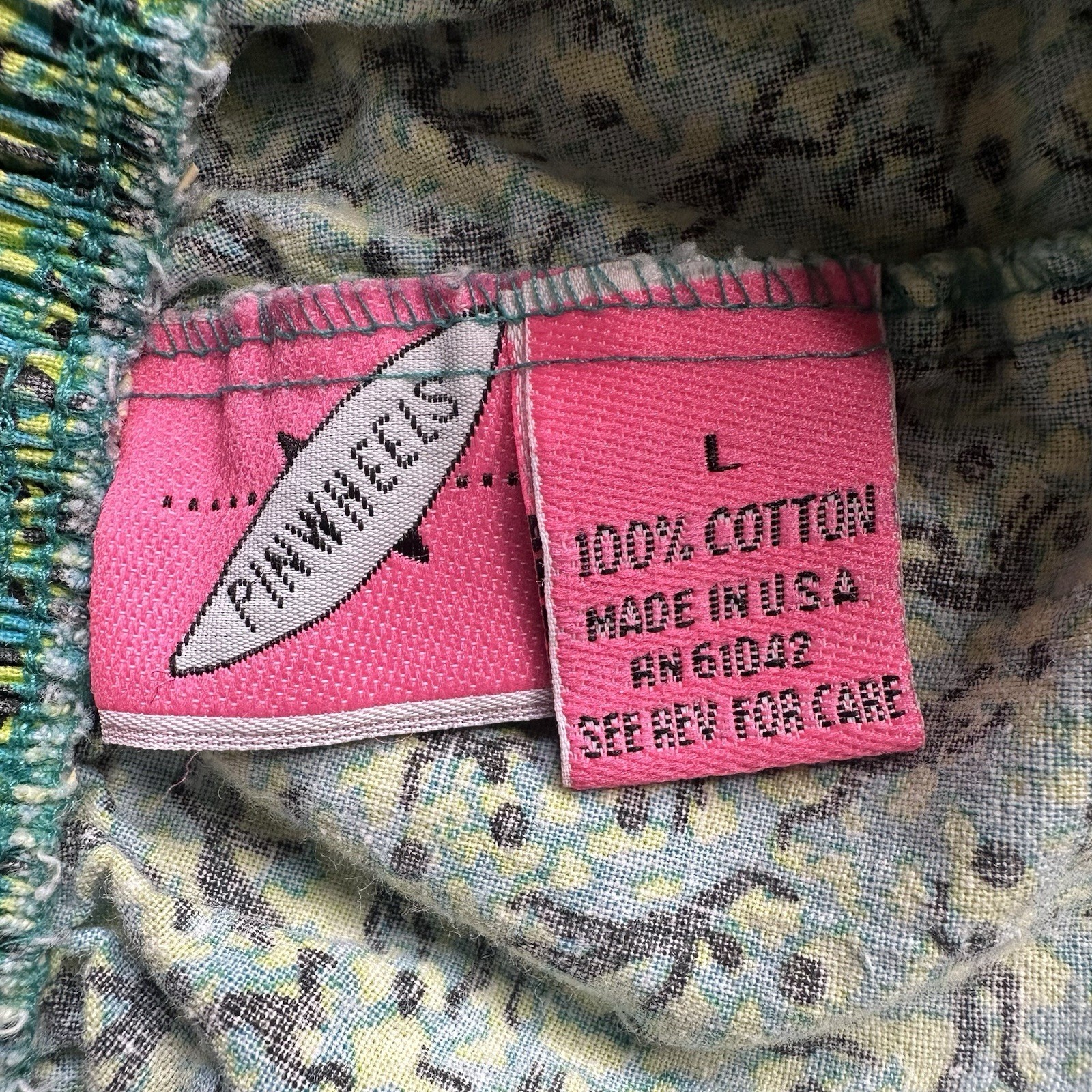 VTG 80s 90s Surfer Pinwheels Adult Large Shorts Cotton Unique Print Classic
