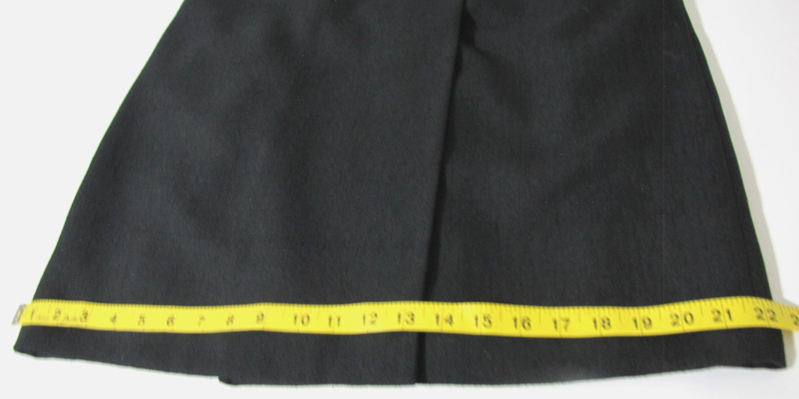 VTG Kasper for ASL Black Dress Straight Wrap White-Collar Short-sleeve Wm .12