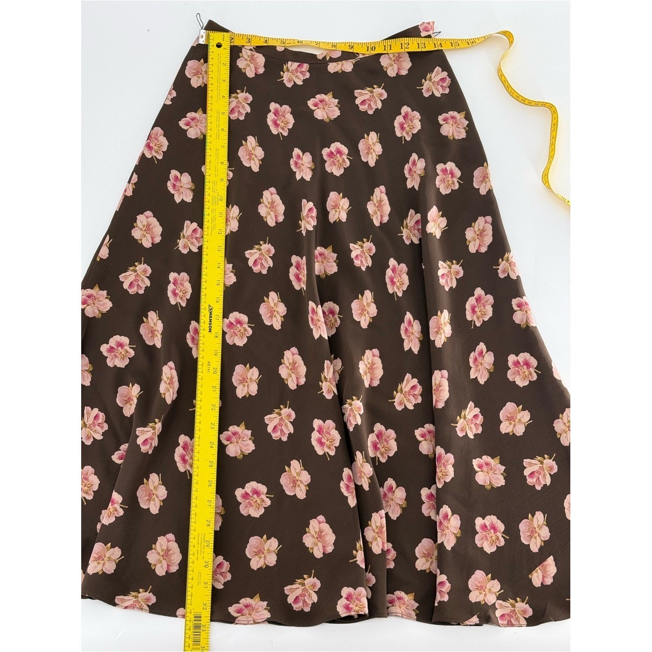 Vintage Jones New York Silk 2 Piece Skirt & Blouse Set Y2K 90s 100% Silk 4/6