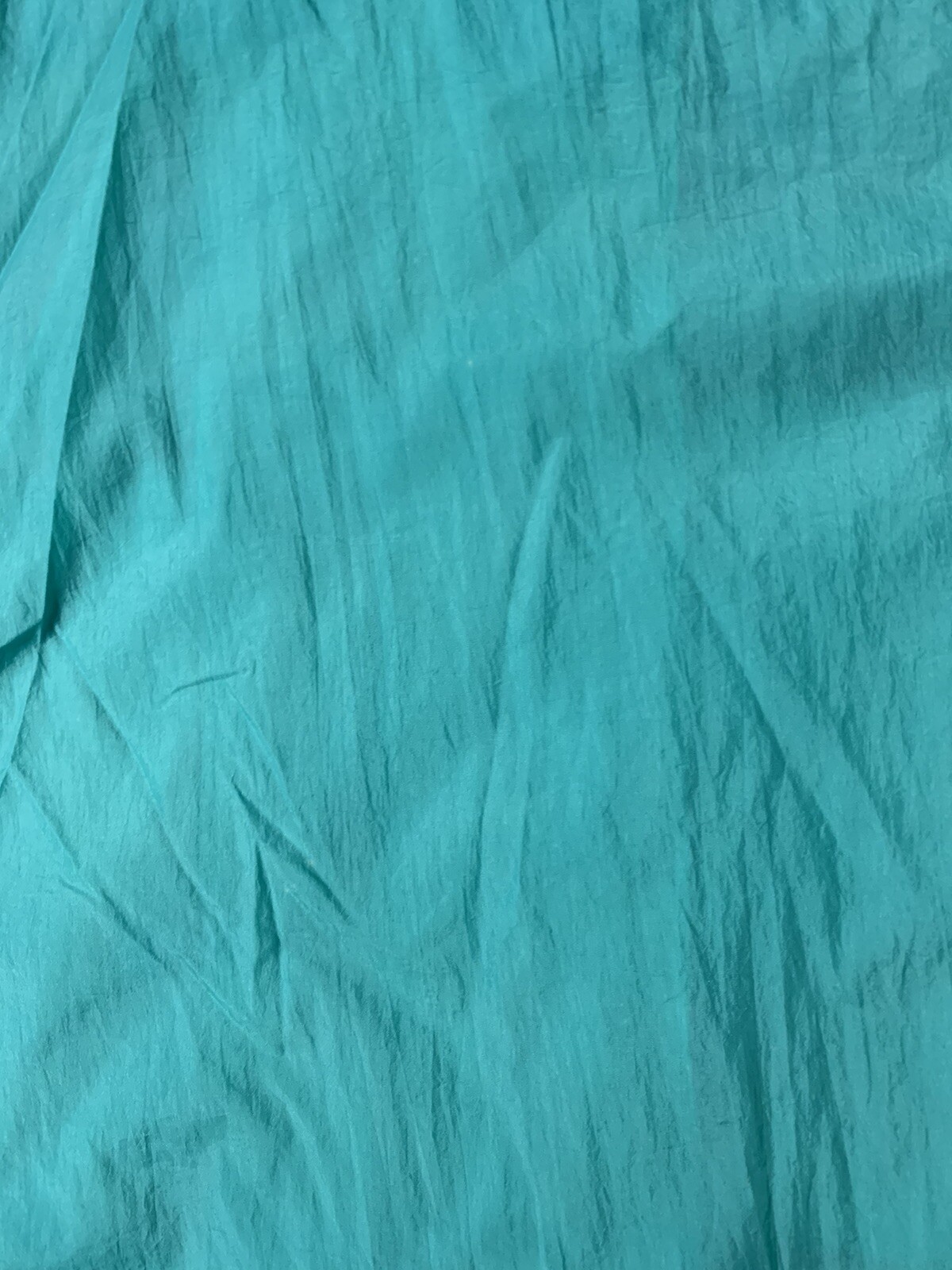 Vintage PRO Spirit Unisex Turquoise S Full Zip Pocket’s Nylon Wind-Breaker NWOT