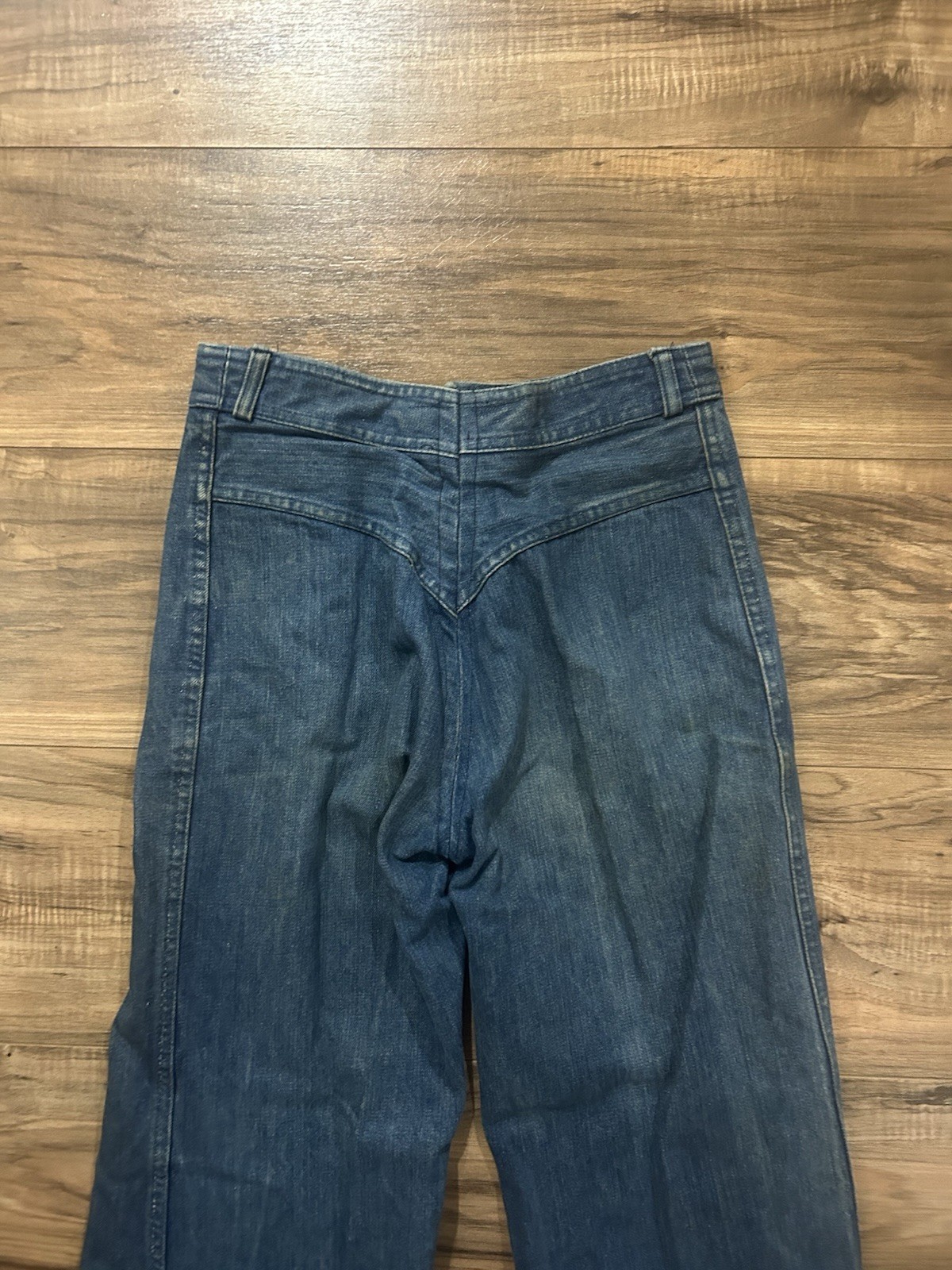 13 Star USN Waves Denim Trousers WWII 1950s Size 25”x29” Military Denim Army USA