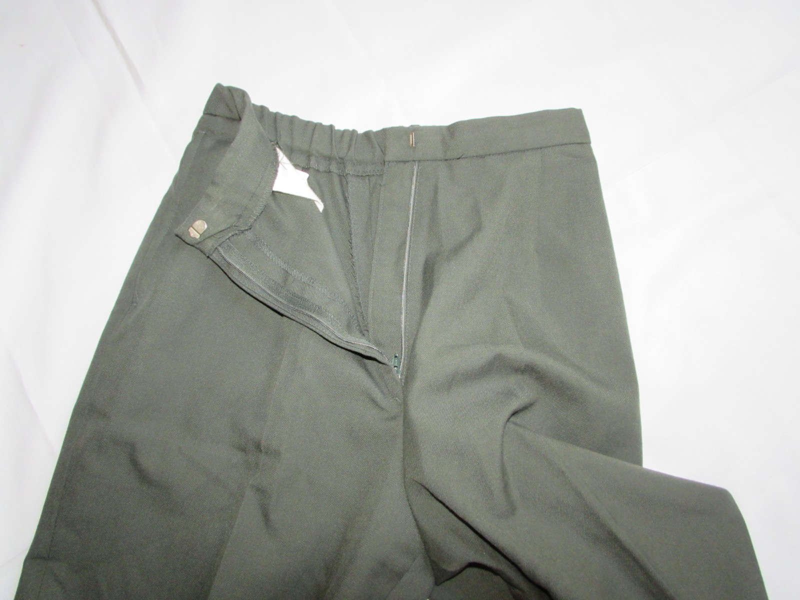 VTG Women’s Olive Green Army Uniform Trousers Pants Size 12 R(S/M)1960’s/70’s