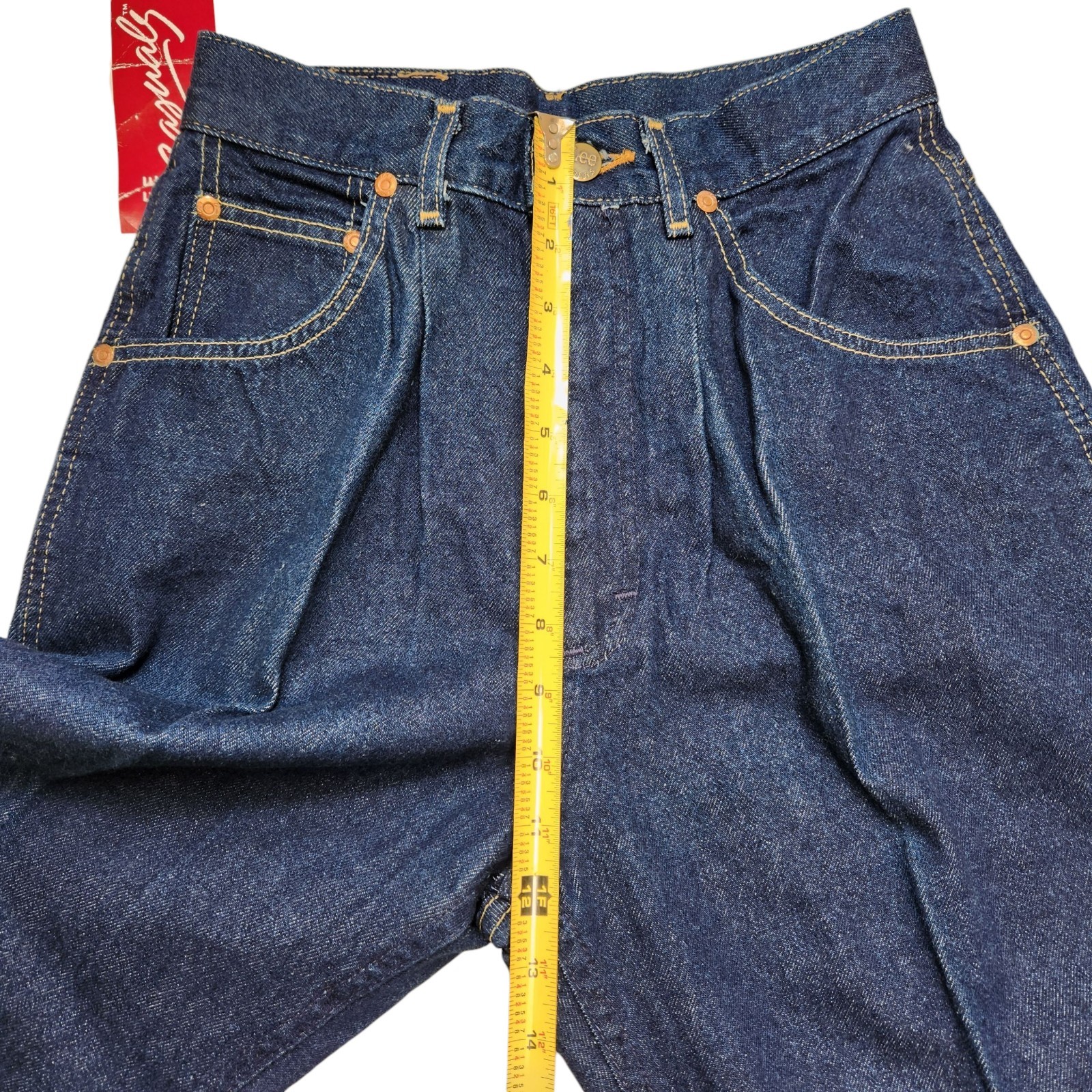 VTG Lee Casuals London Rider Jeans Women’s 7 Medium 26×32 Sanforized Made in USA