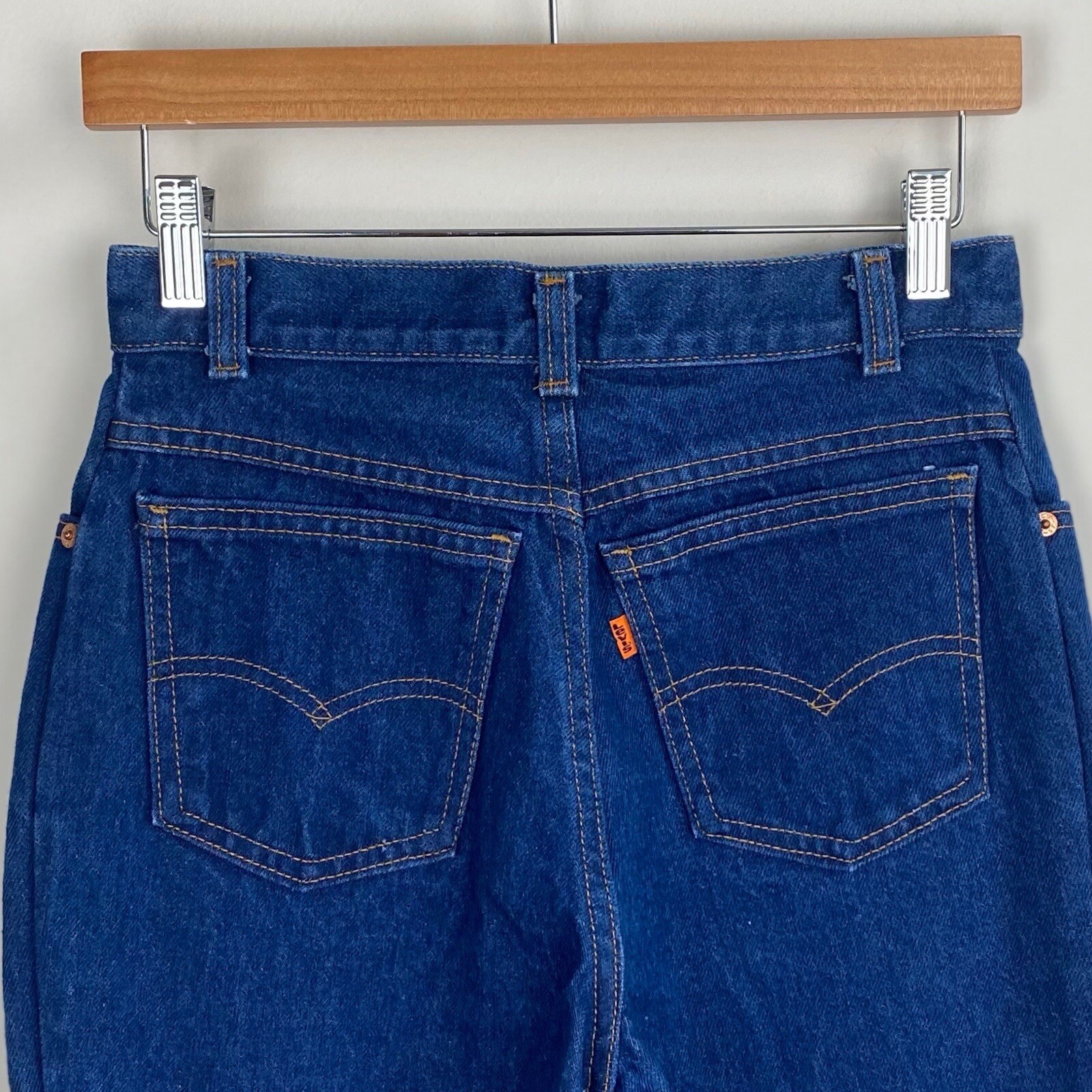 80s Levi’s Orange Tab High Waist Rare Big E ‘Misses’ Jeans Excellent 26×32