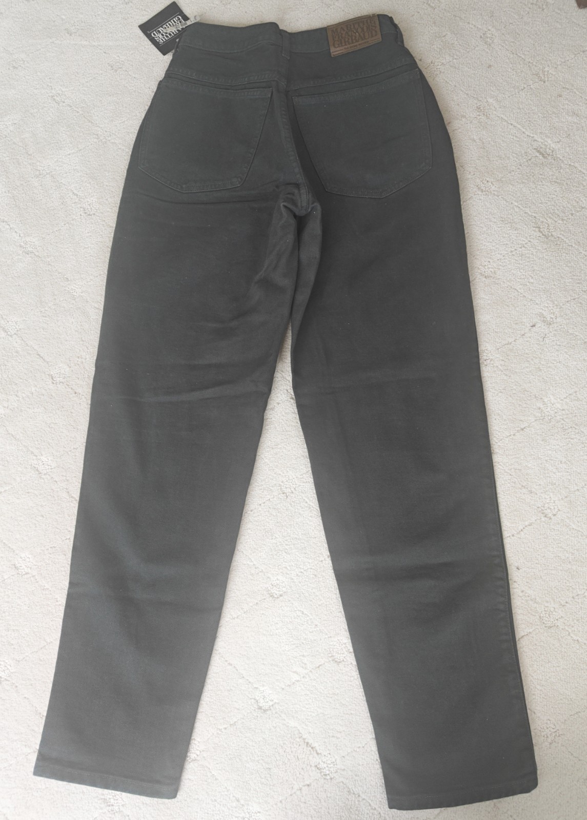 NEW TAGS MARITHE FRANCOIS GIRBAUD PINE GREEN VTG 1990s 7/8 Skinny Cowboy Jeans