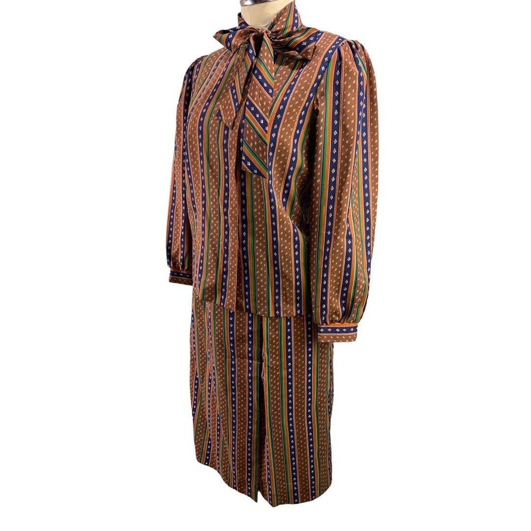 10/12 Petite The Wyndham Collection Women’s Skirt and Blouse Vintage 1980s
