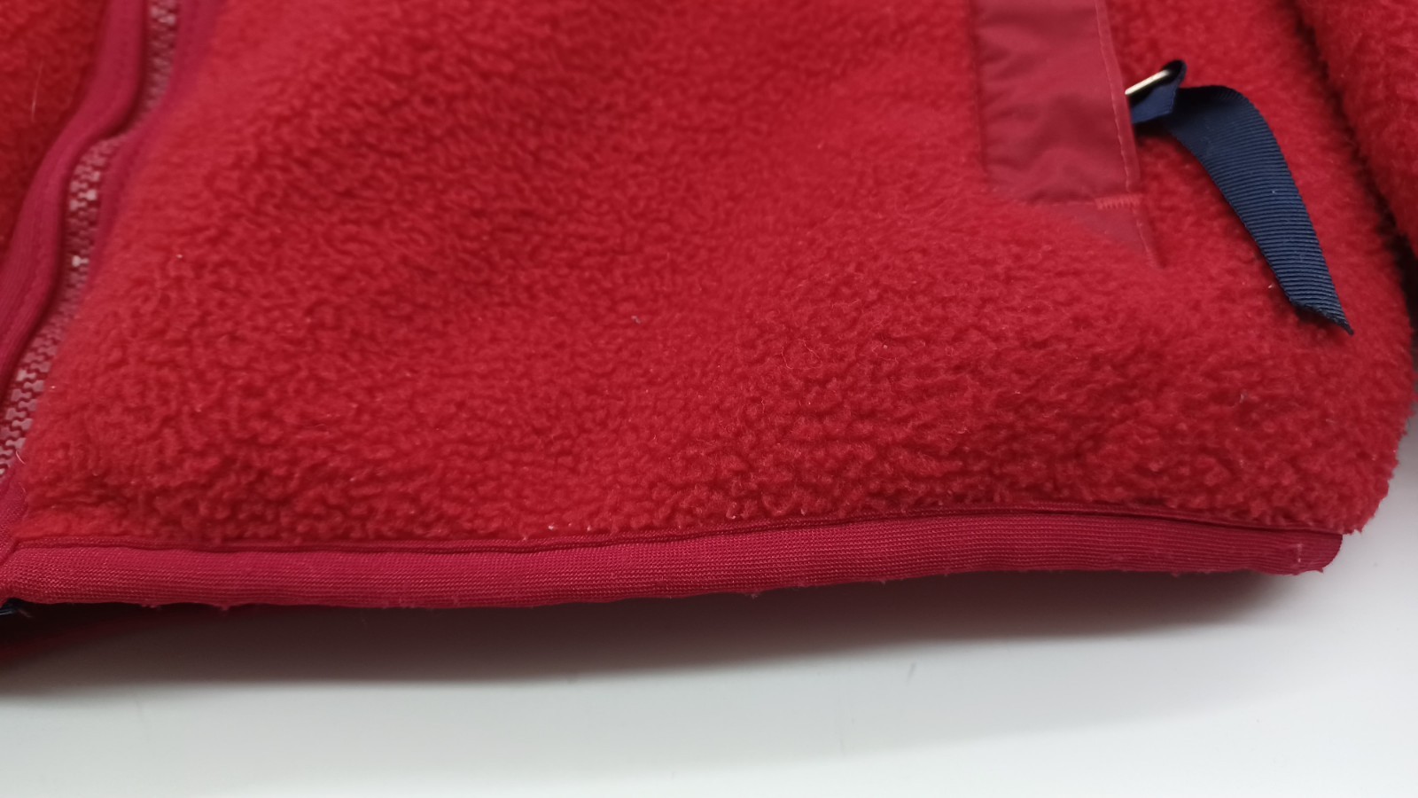 Vintage U.S.A. Rare Red Patagonia Full Zip Fleece Jacket Pepsi Logo Pce. D2341S
