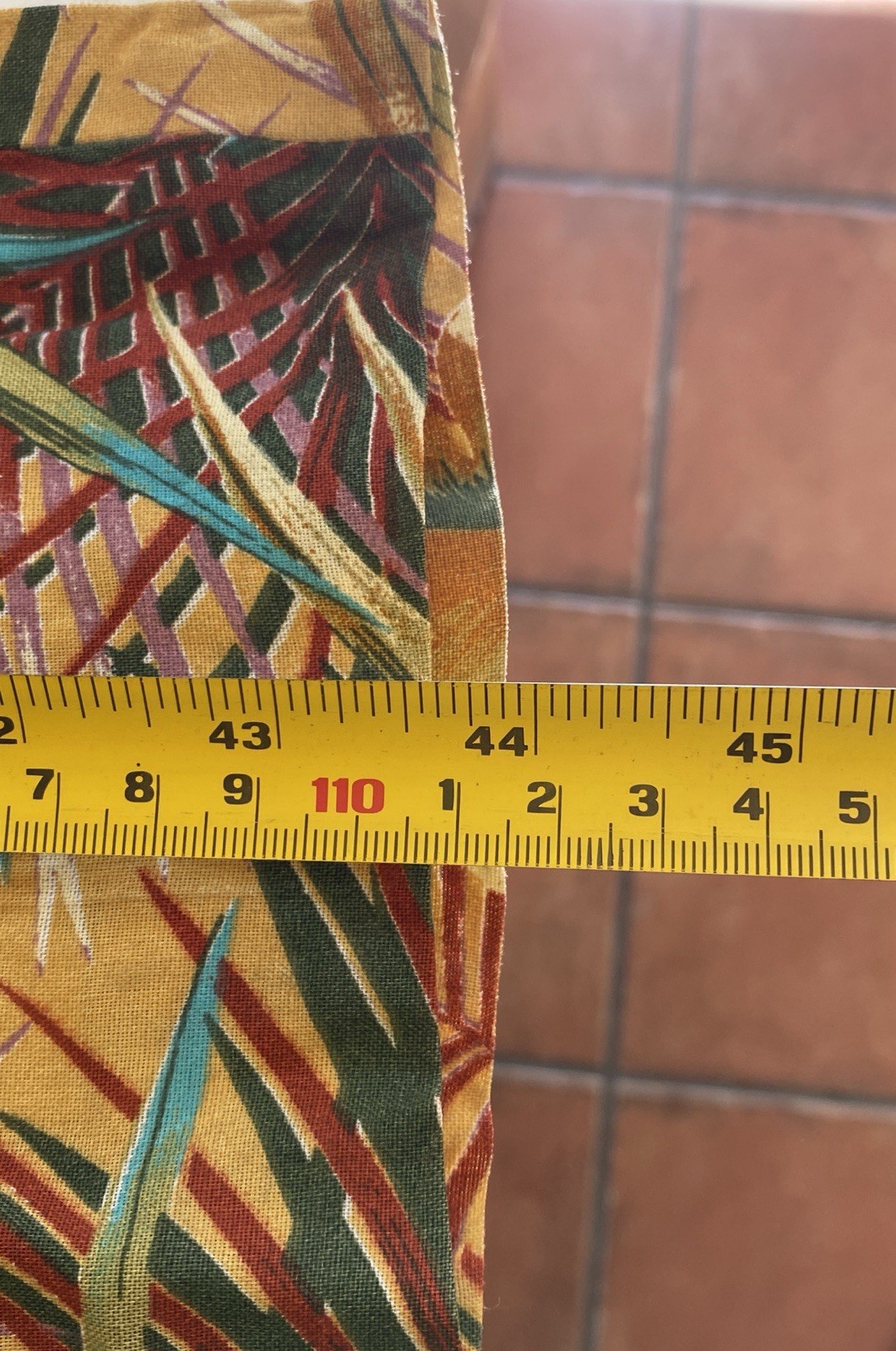 Vintage Strapless Tropical Jumper Pants Hawaiian Romper Cotton