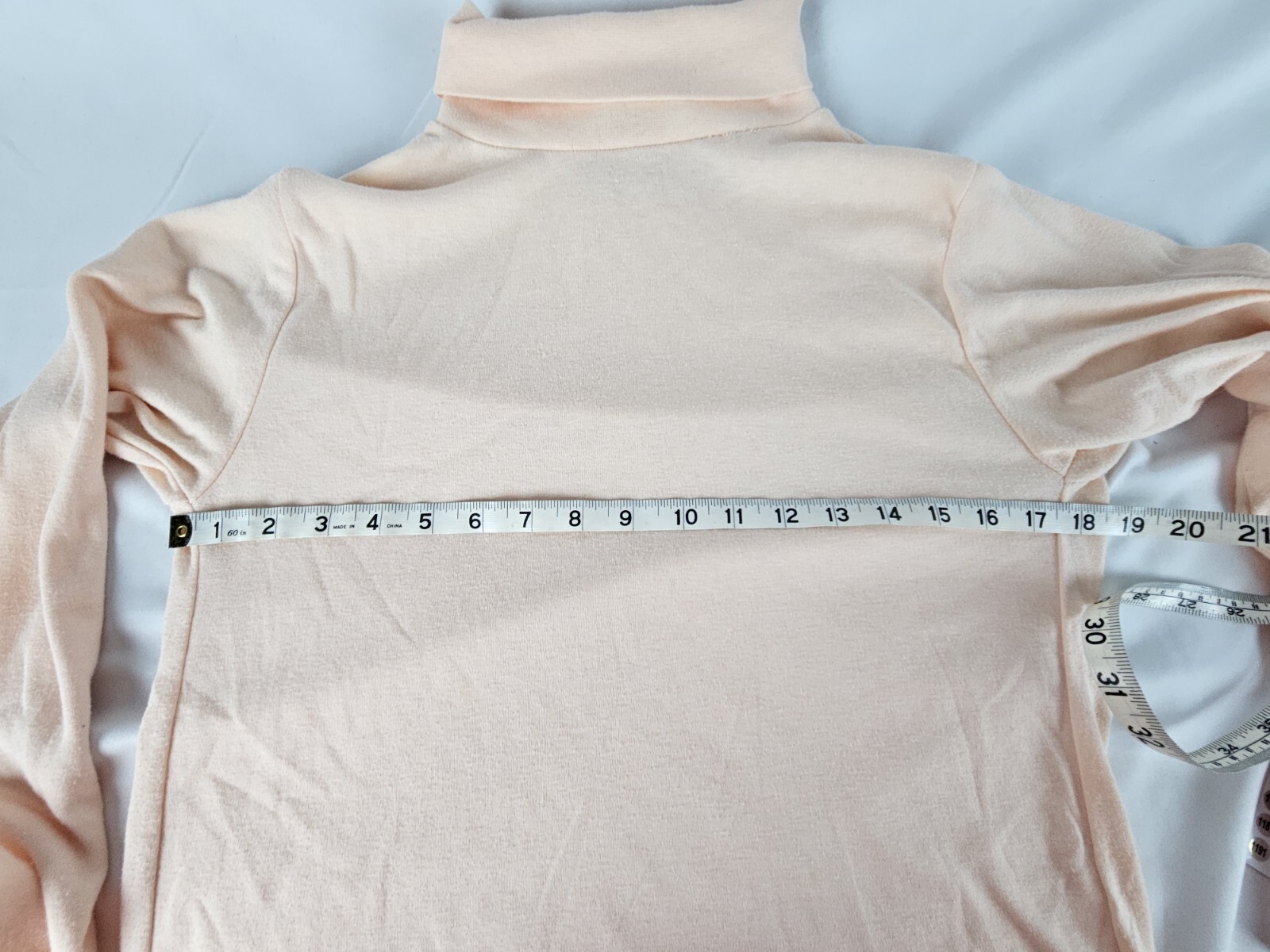 Vtg Womens Headliners Tommy Hilfiger Collection Peach Turtleneck Size Small