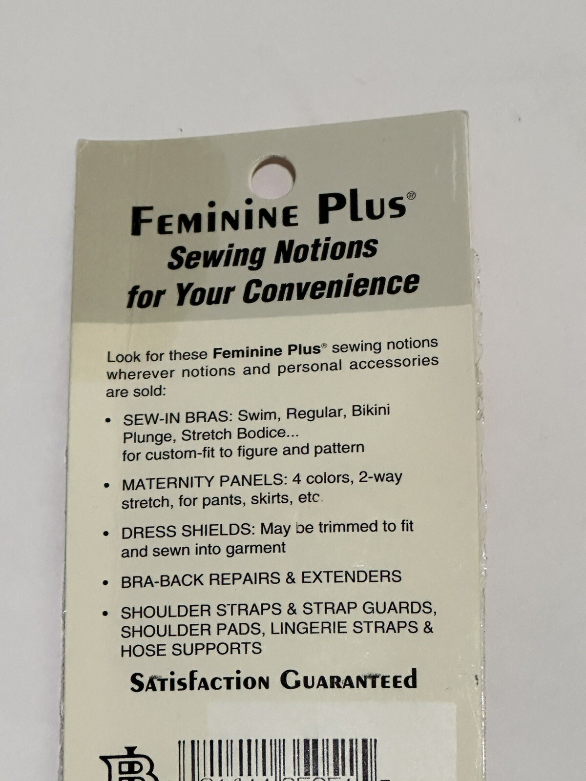 Feminine Plus Garter Support Grips Vintage 5 In. Length Adjustable White
